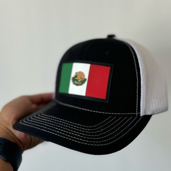Other BRAND NEW MEXICO FLAG SILICON PATCH RICHARDSON STYLE TRUCKER Size ONE SIZE - 3 Thumbnail