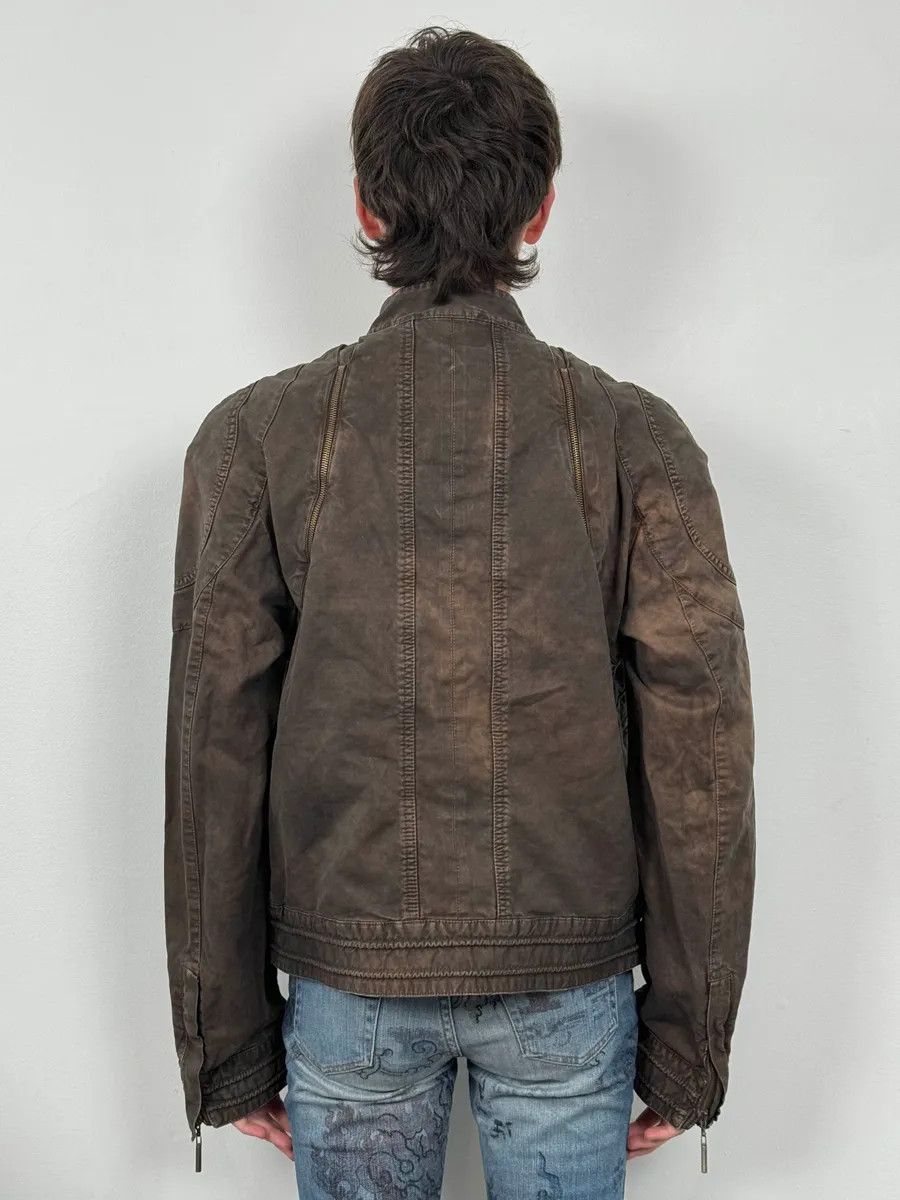 Just Cavalli SS2004 Cavalli Brown Multi-Zip Bomber Jacket Size US M / EU 48-50 / 2 - 4 Thumbnail