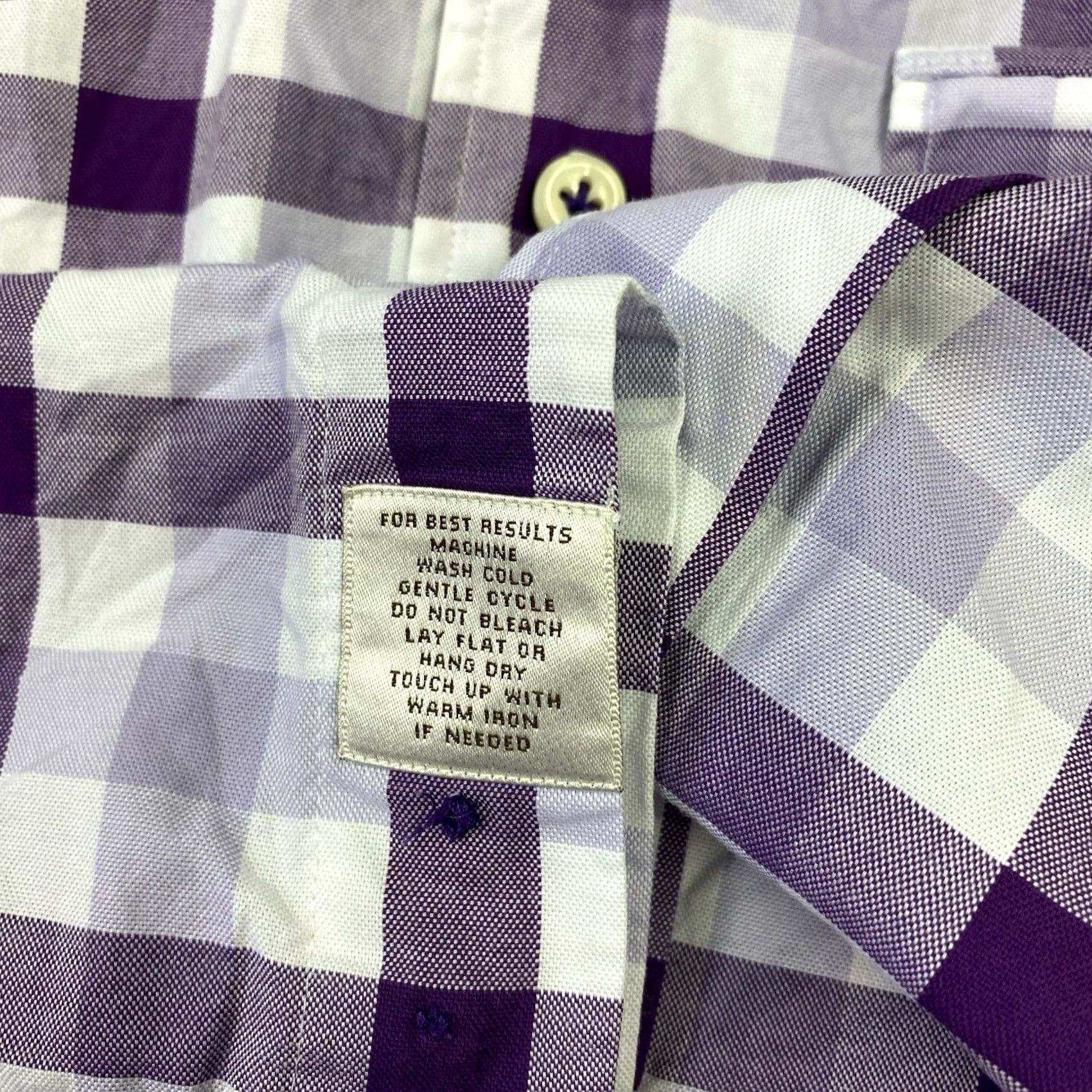 Peter Millar Peter Millar Dress Shirt XL White Check Button-Down Shirt, Long Sleeve, Classic Fit, Casual Business, Golf, Performance, UPF 50+ Size US XL / EU 56 / 4 - 5 Thumbnail