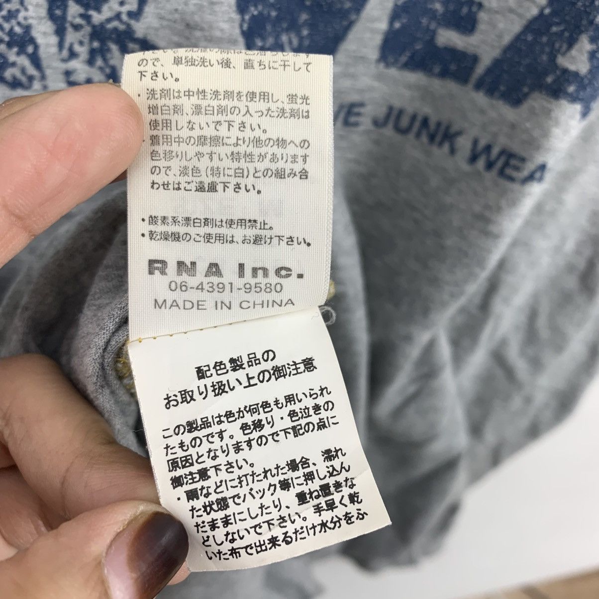 Japanese Brand RNA INC Alternative Junk Wear Band Japanese Brand Tshirt Size M / US 6-8 / IT 42-44 - 10 Thumbnail