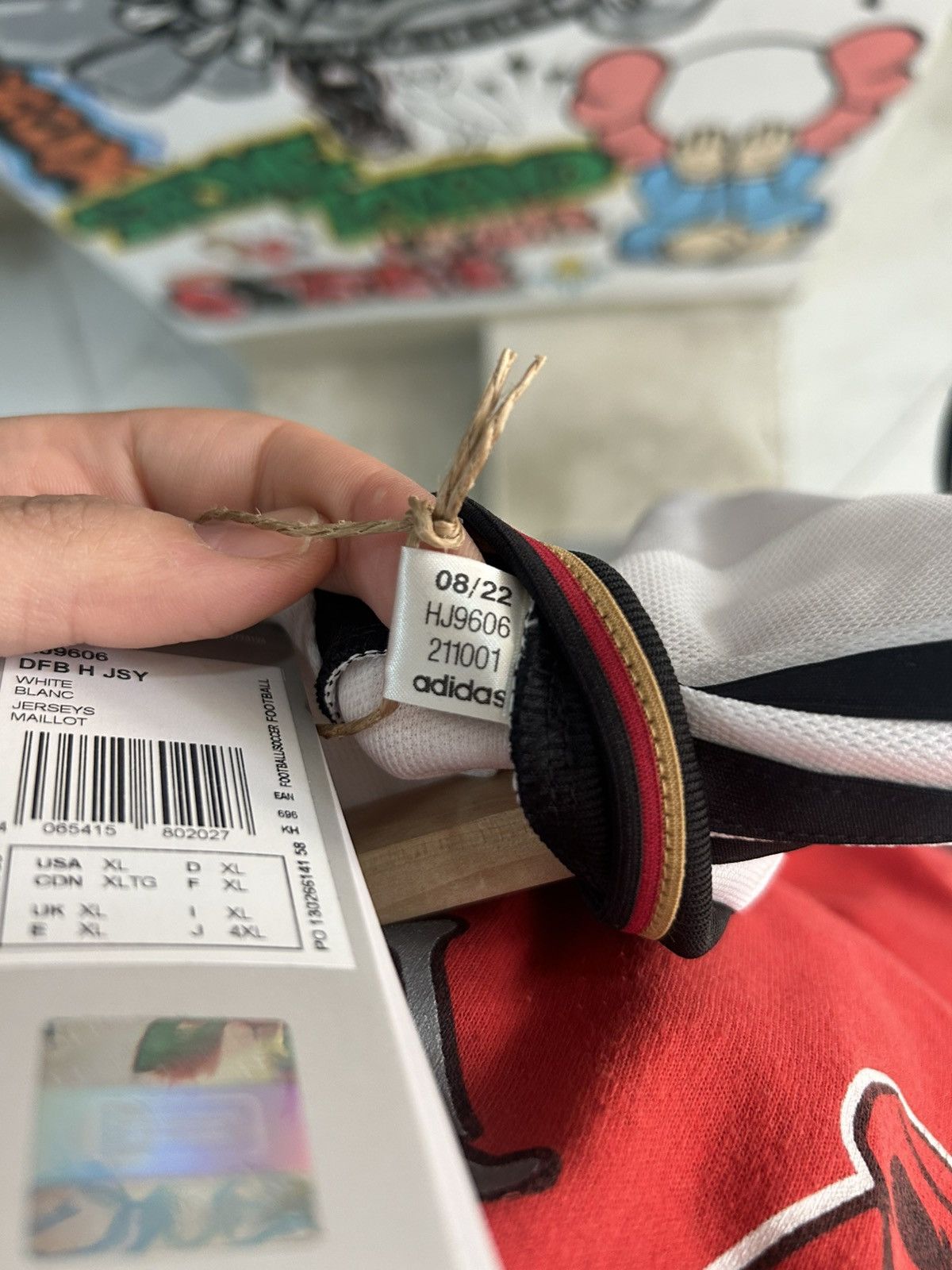 Adidas × Vintage 2022 Brand New Germany Home Kit Size US XL / EU 56 / 4 - 6 Thumbnail