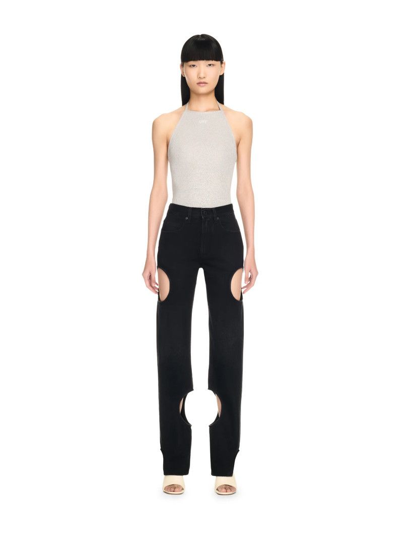 Off-White o1y1225 Logo Tank Top in Silver Size M / US 6-8 / IT 42-44 - 5 Thumbnail