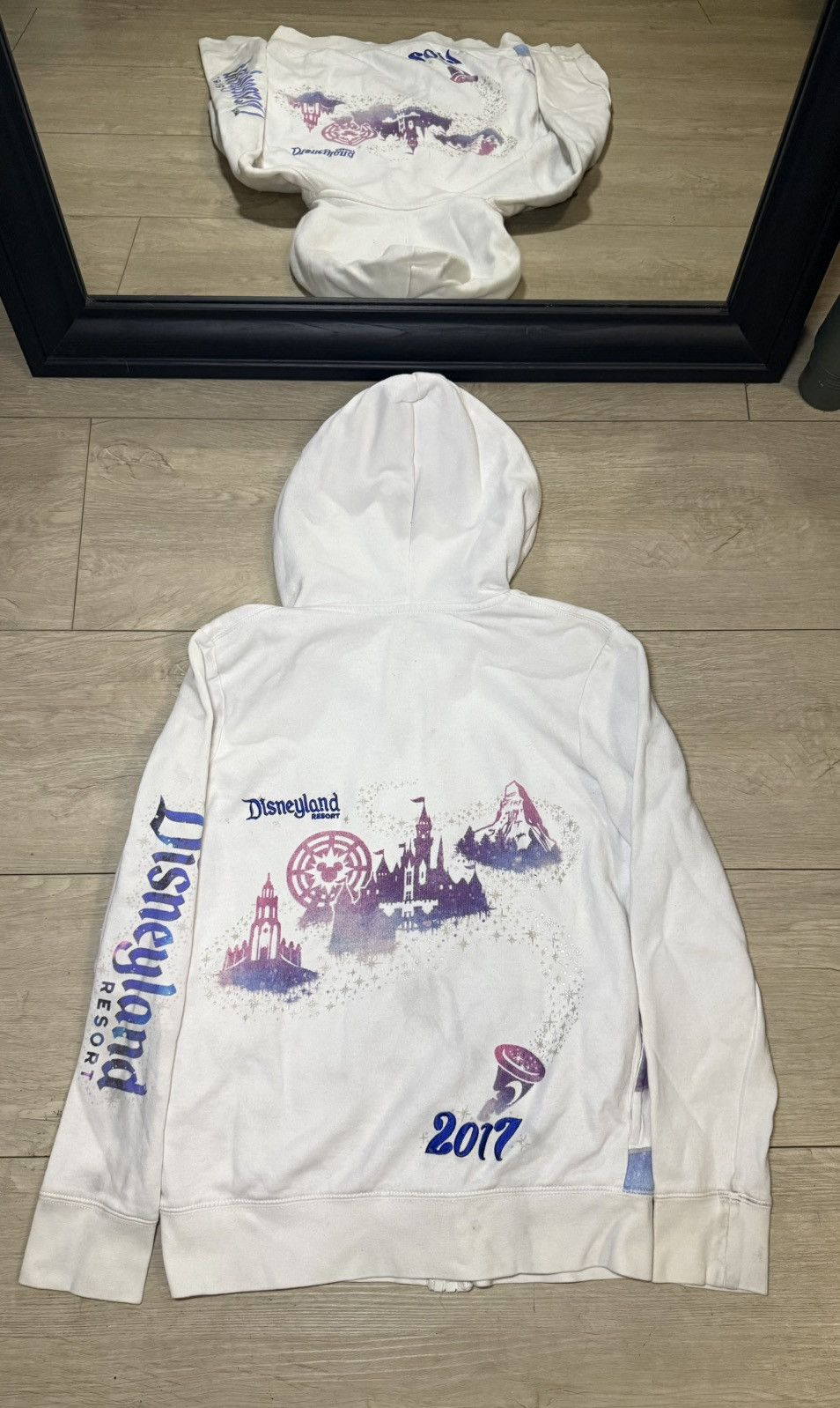 Disney Vintage / Y2K Disney Parks Wizard Mickey Zip Up Hoodie Size M / US 6-8 / IT 42-44 - 4 Thumbnail