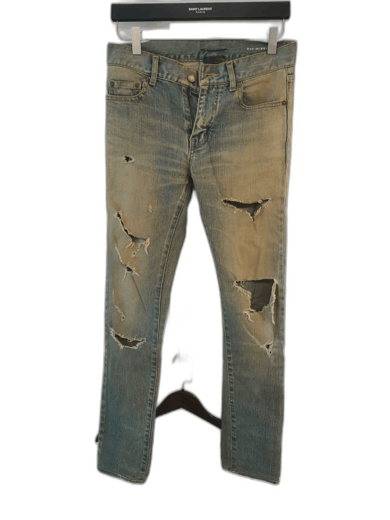 Other Saint Laurent distressed denim jeans-2507 Size US 27 - 4 Thumbnail