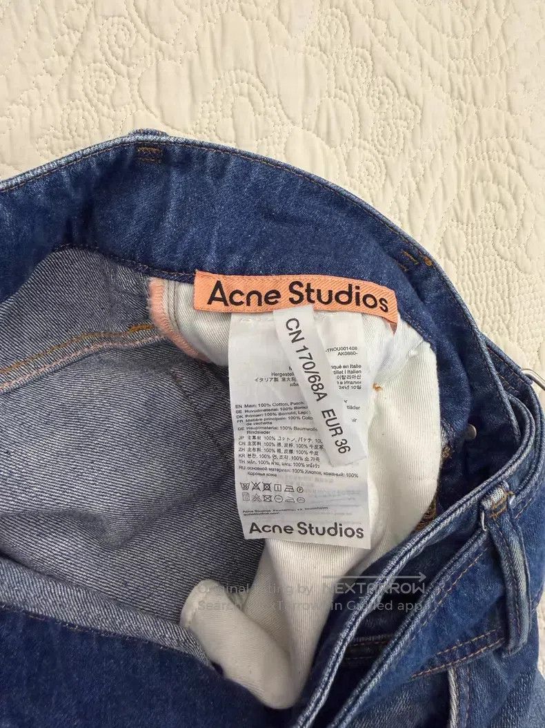 Acne Studios Acne Studios Lady's Denim Jeans - Medium Blue Size 24" / US 00 / IT 34 - 5 Thumbnail