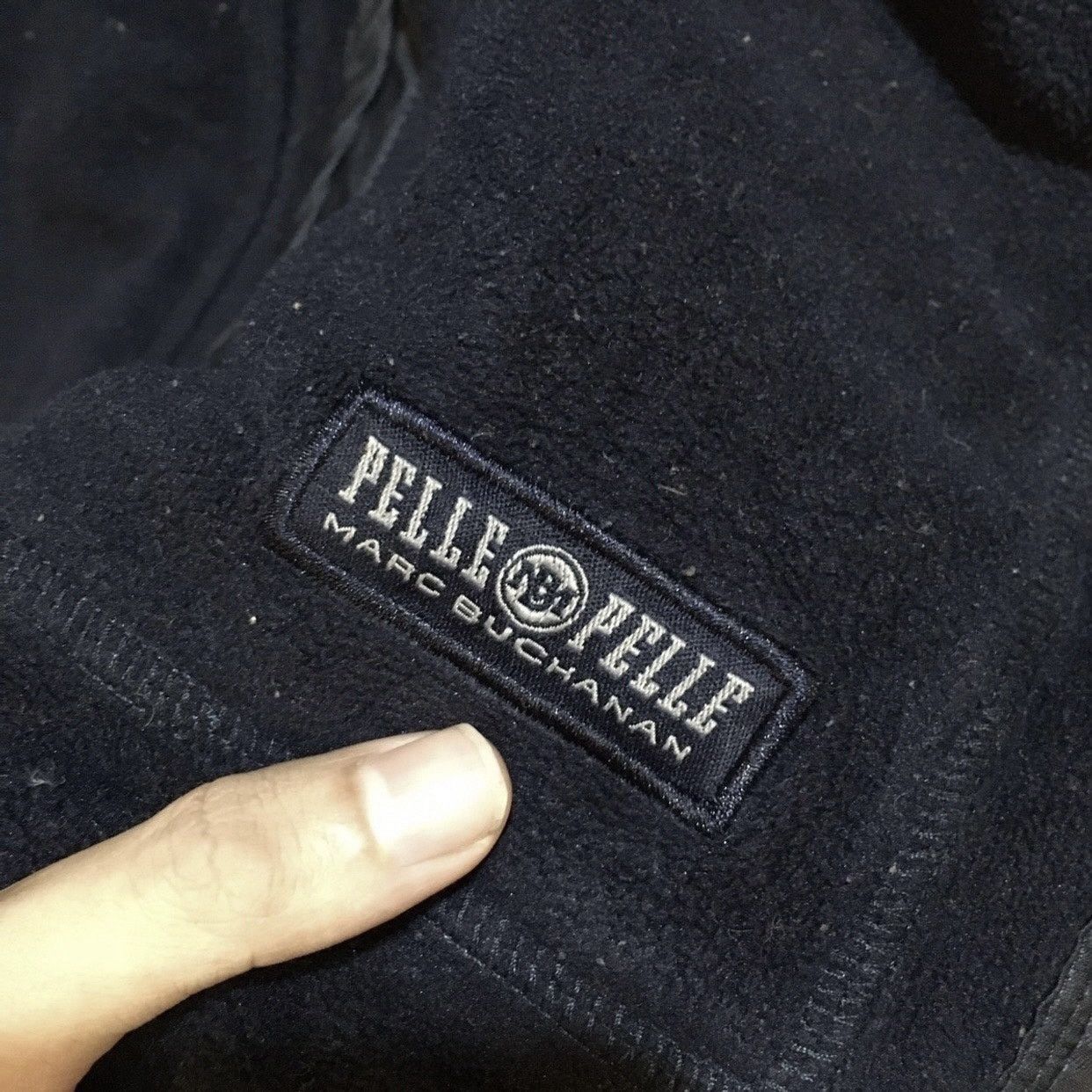 Pelle Pelle Vintage Pelle Pelle Marc Buchanan Black Nylon Fleece Vest Size US L / EU 52-54 / 3 - 5 Thumbnail
