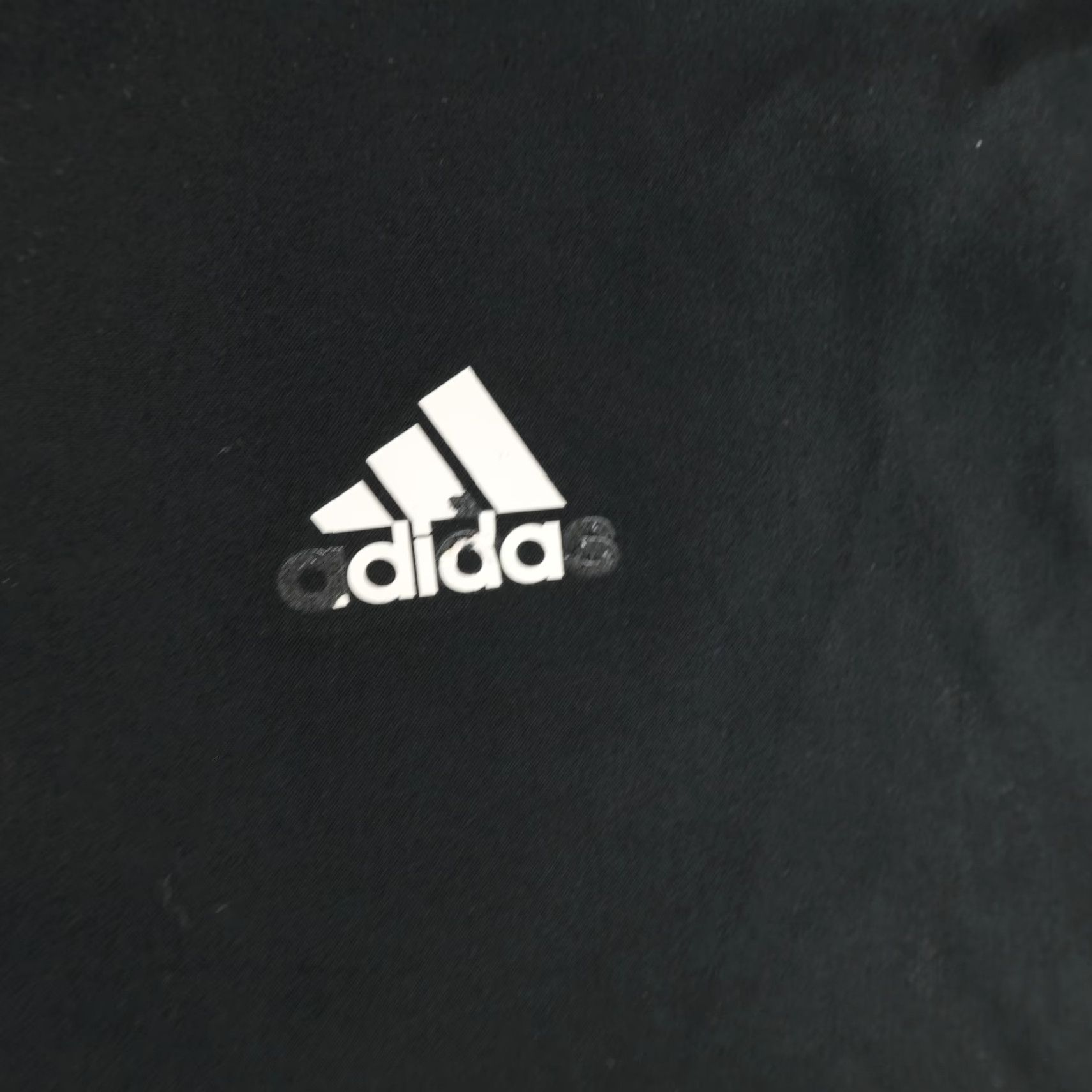 Adidas Adidas Jacket Mens Large Black Windbreaker Zip Full Zip Sports Outdoor Athleisure Soccer Running Track Pockets Windproof Size US L / EU 52-54 / 3 - 3 Thumbnail
