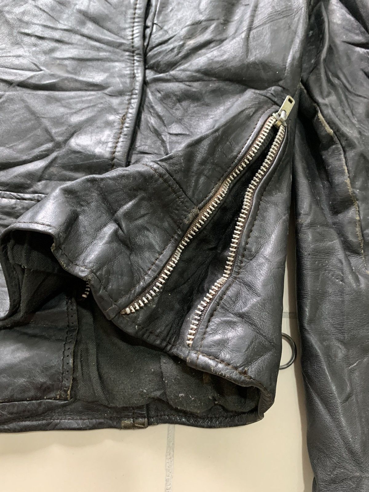 Brooks Brothers × Vintage VINTAGE BROOKS LEATHER JACKET 60s Size US S / EU 44-46 / 1 - 10 Thumbnail