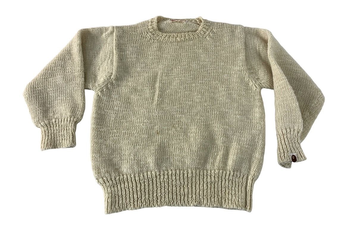 Bape Vtg A Bathing Ape General Knitwear Sweater Wool + Alpaca Size US XS / EU 42 / 0 - 1 Thumbnail