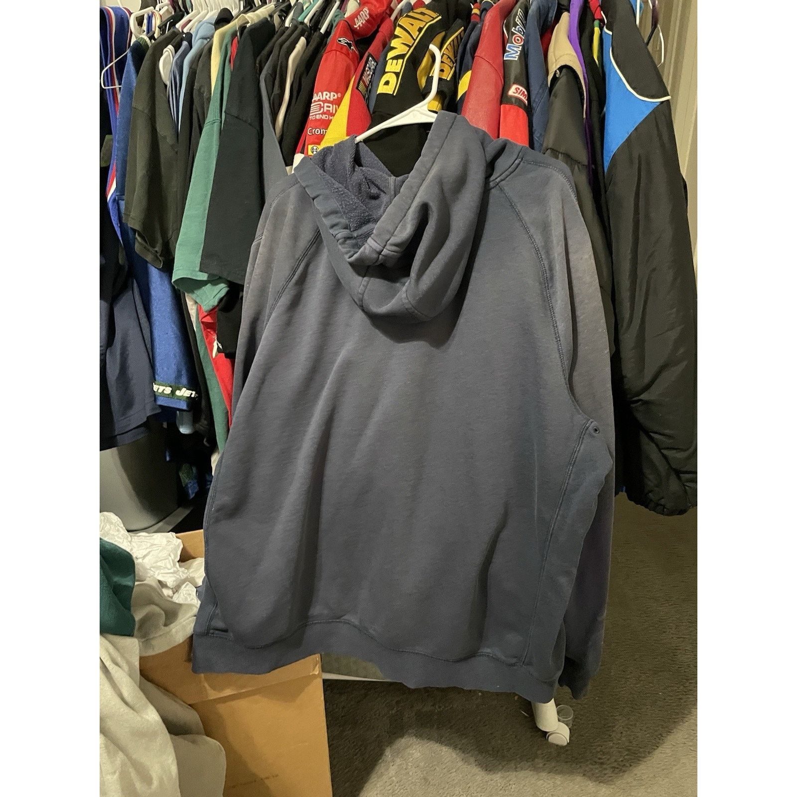 Carhartt Size 2XL-Carhartt Force Hoodie Blue Relaxed Fit Pullover Size US XXL / EU 58 / 5 - 2 Thumbnail