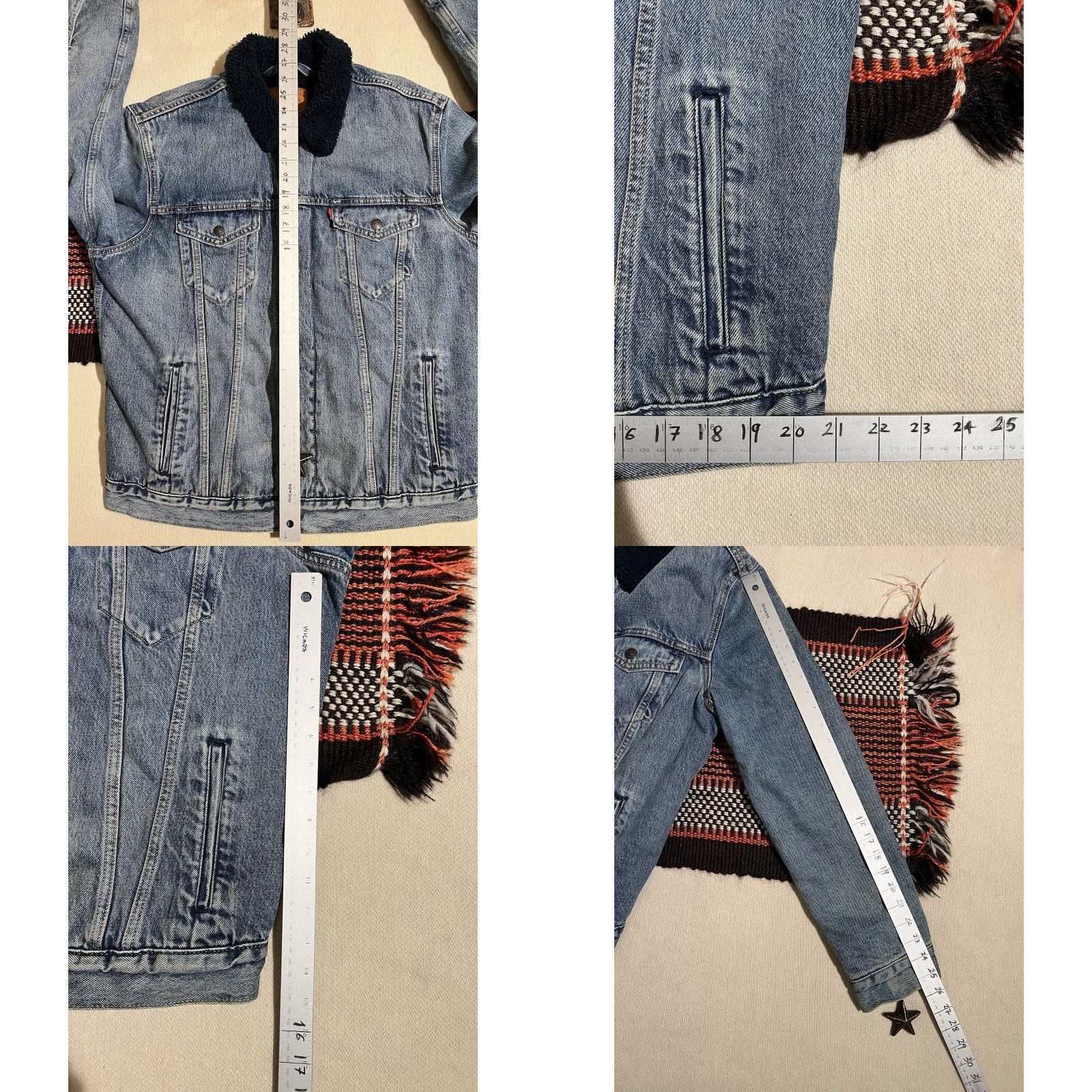Levi's Levi’s Premium Trucker Jacket L Mens Blue Denim 48 in 2018 BigE Sherpa Fleece Vintage 90s Hipster Classic Outdoor Winter Autumn Spring jacket Size US L / EU 52-54 / 3 - 8 Thumbnail