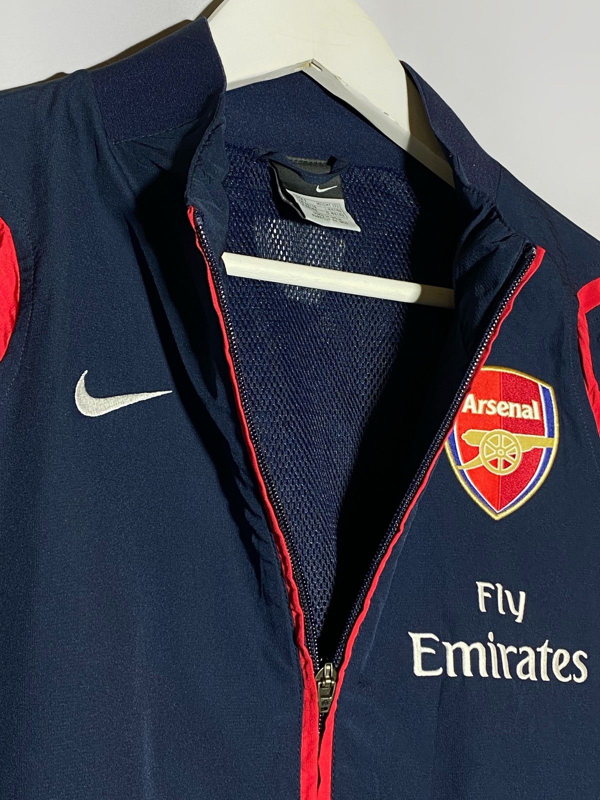 Nike 🔥 00s NIKE ARSENAL DRILL FLY EMIRATES JACKET SOCCER VIBES Size US S / EU 44-46 / 1 - 8 Thumbnail