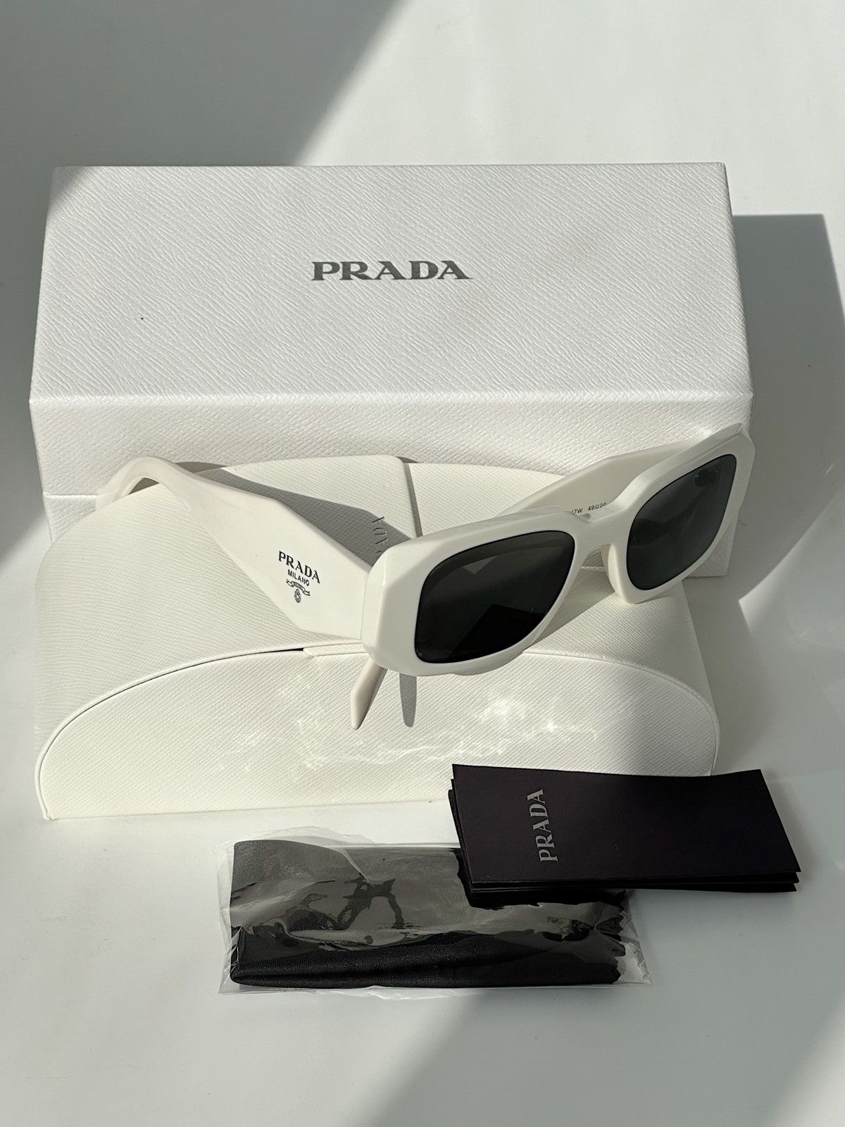 Prada × Raf Simons × Vintage PRADA 2023 Symbole Sunglasses SPR17W ...