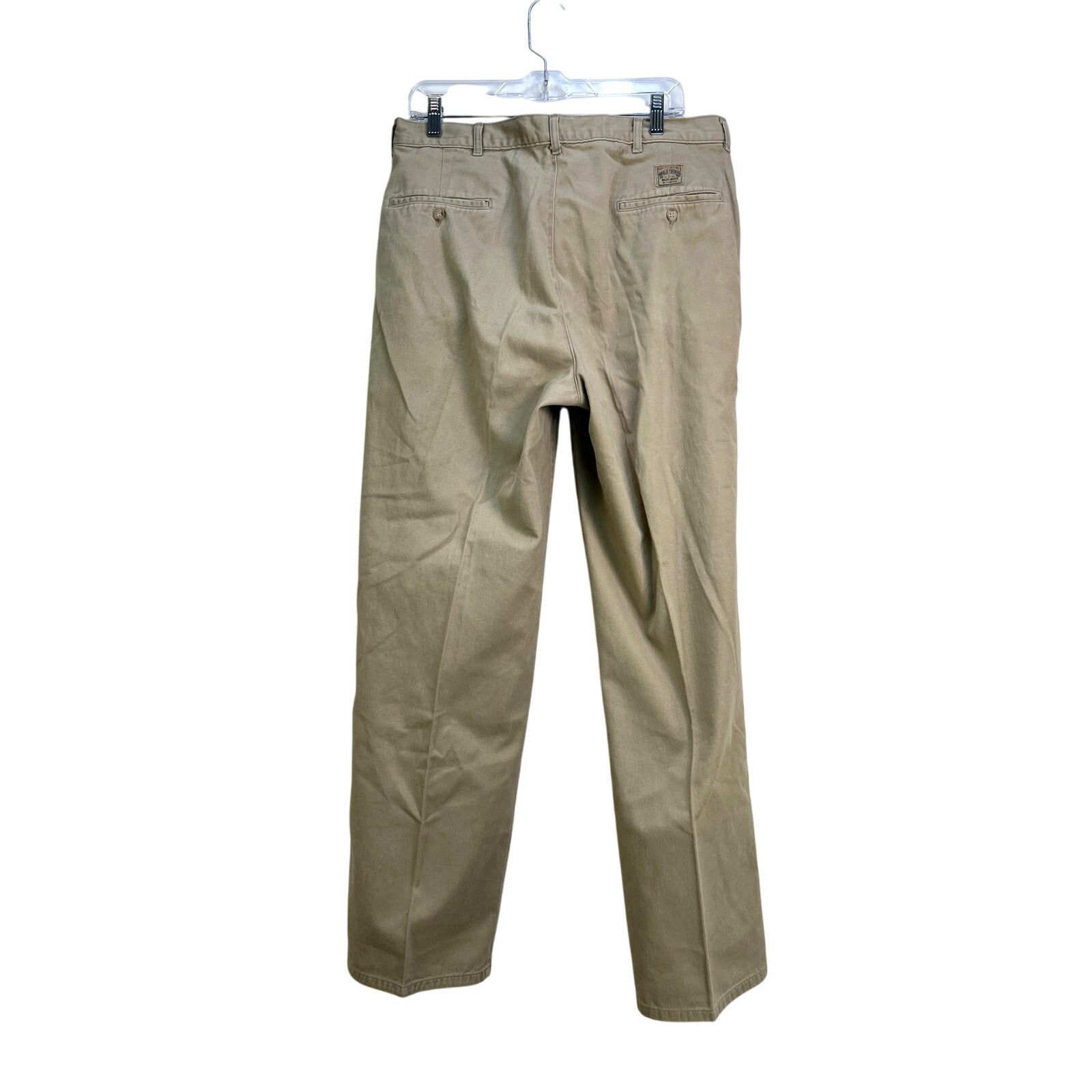 Polo Ralph Lauren Vintage Polo Ralph Lauren Cotton Polo Chino Pants Khaki Size US 34 / EU 50 - 8 Thumbnail