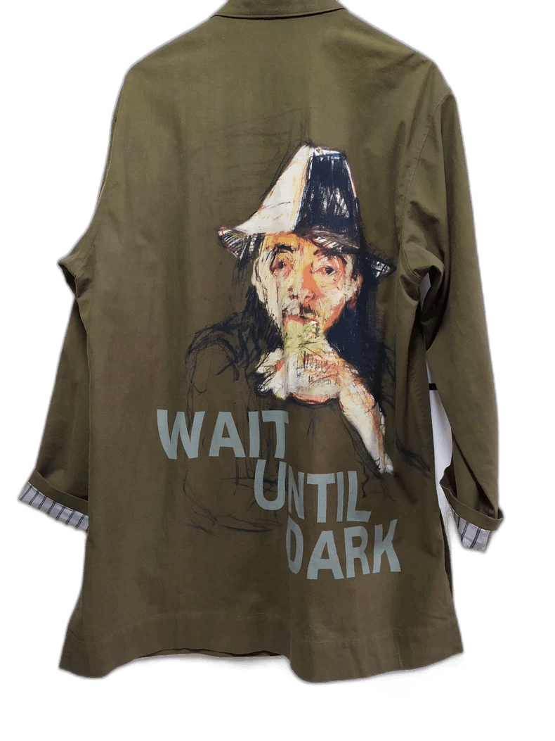 Yohji Yamamoto Yohji Yamamoto 17ss portrait print blazer Size US L / EU 52-54 / 3 - 1 Thumbnail