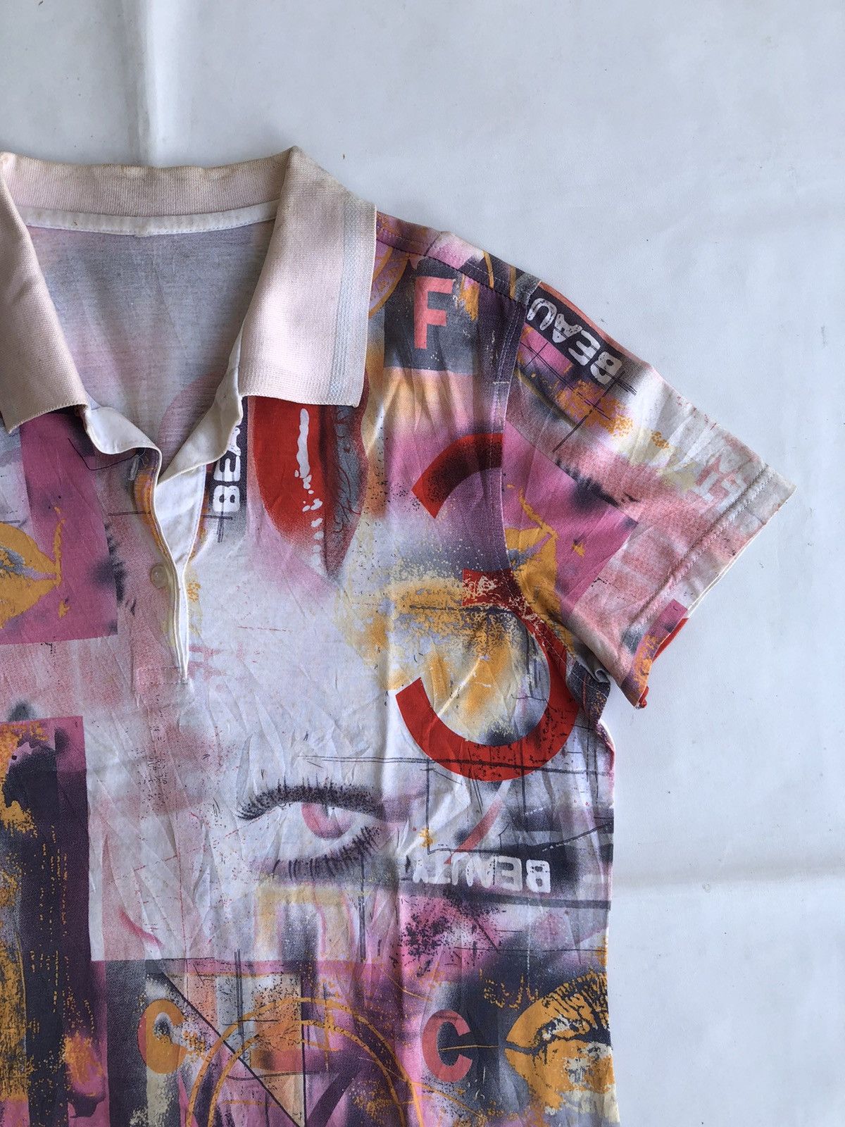 Beauty Beast Rare item AOP Artwork Button Shirt Issey Miyake Style Size US S / EU 44-46 / 1 - 4 Thumbnail