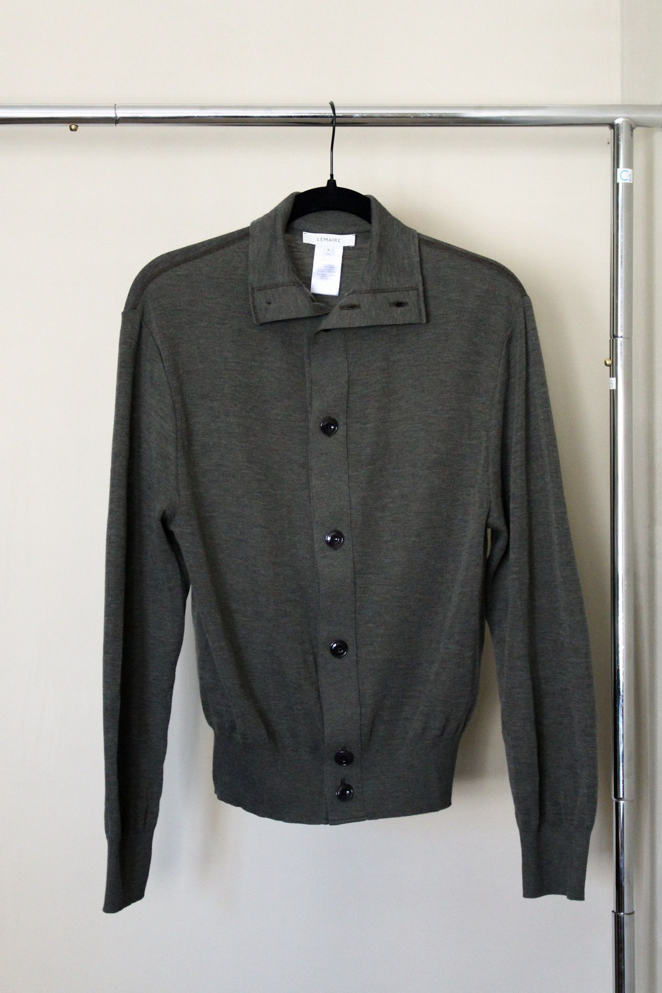 Convertible Collar Cardigan Convertible Cardigan Lemaire High