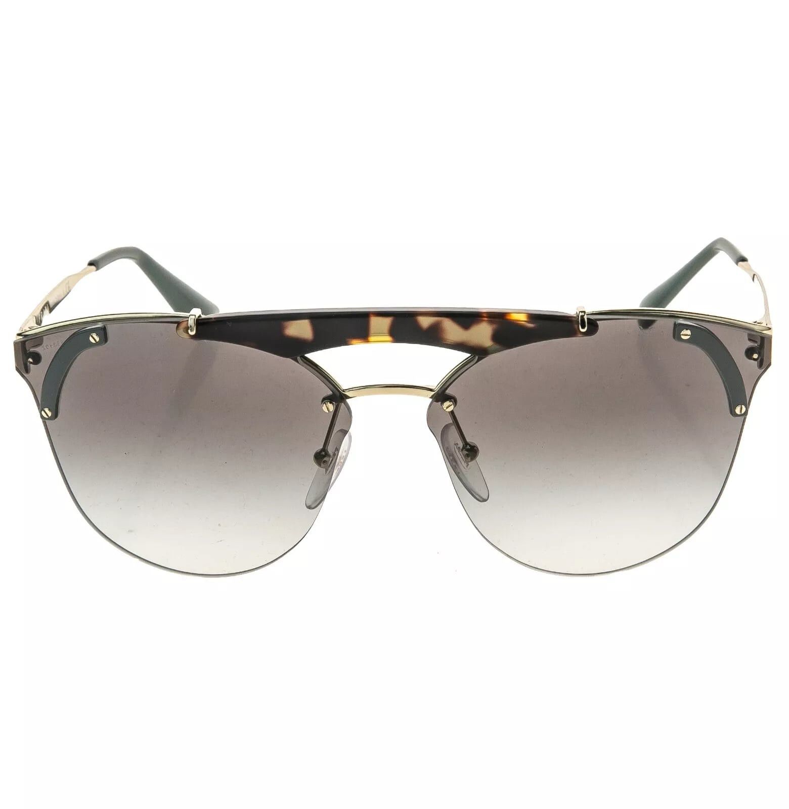 Prada PRADA ORNATE 53U Gold Green Grey Bar Fashion PR53US 53US Size ONE SIZE - 10 Thumbnail