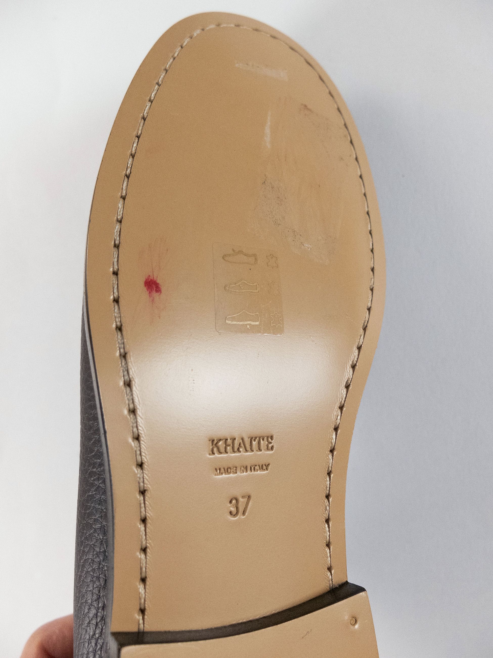 KHAITE KHAITE The Alessio brown leather loafers 7 37 Size US 7 / IT 37 - 10 Thumbnail