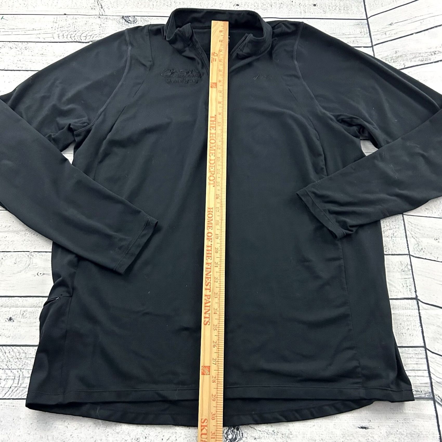 Asics ASICS Big Sur Half Marathon Pullover Jacket Men's XL Black Size US XL / EU 56 / 4 - 5 Thumbnail