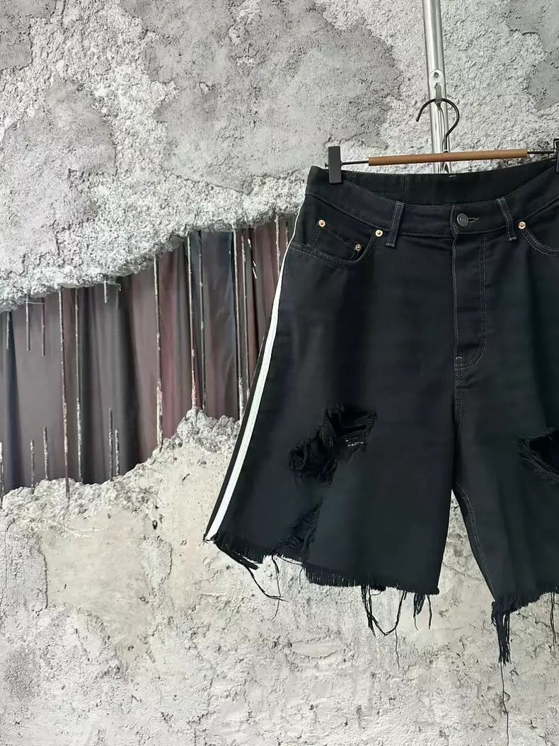 Balenciaga Balenciaga Adidas Denim Shorts Size XS-2506 Size US 26 / EU 42 - 3 Thumbnail