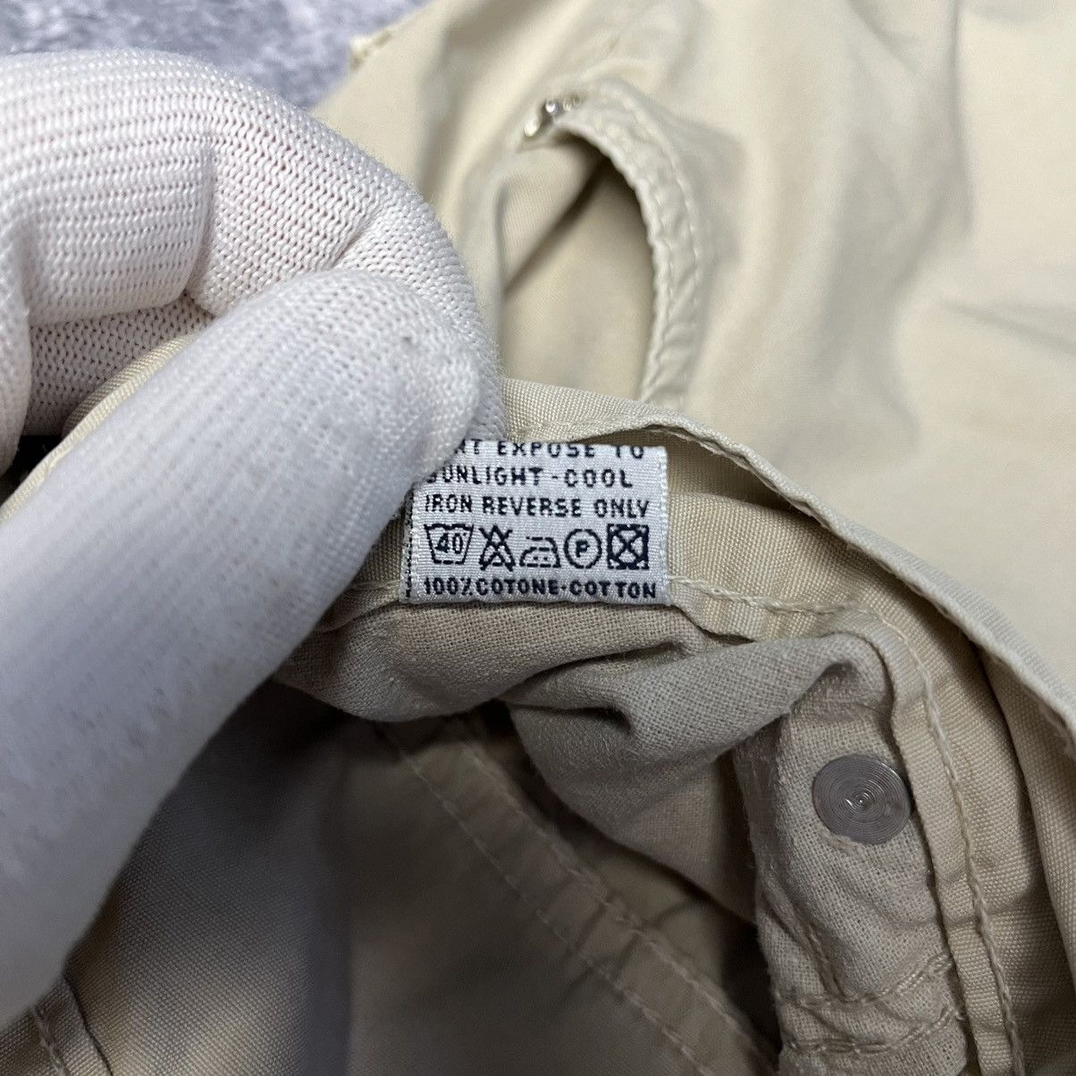 Valentino Vintage Valentino Jeans Beige Pants Luxury Casual Italy Size US 32 / EU 48 - 5 Thumbnail
