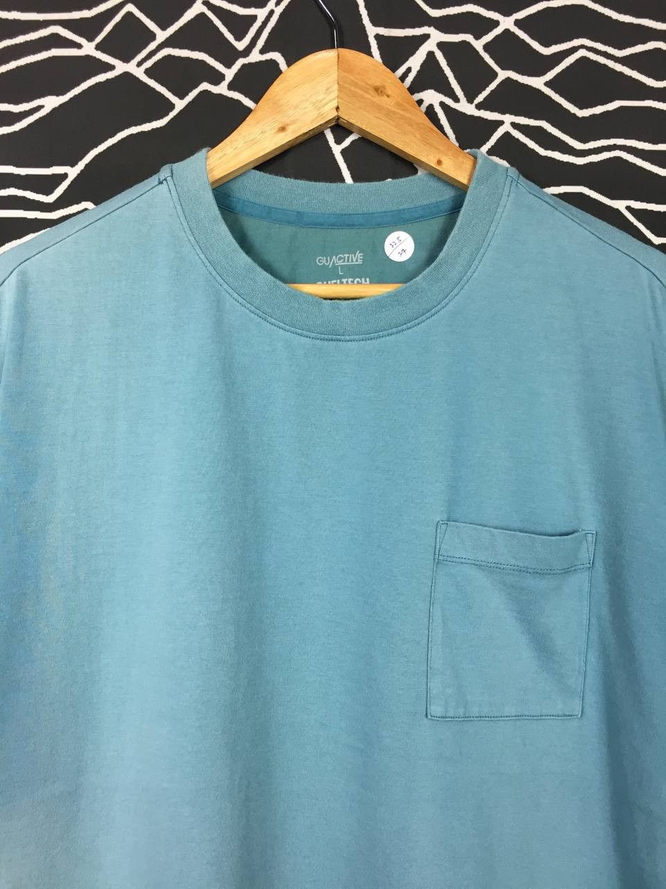 GU × Japanese Brand GU Active Sheltech Crew Neck Plain Pocket Tee Size US L / EU 52-54 / 3 - 3 Thumbnail