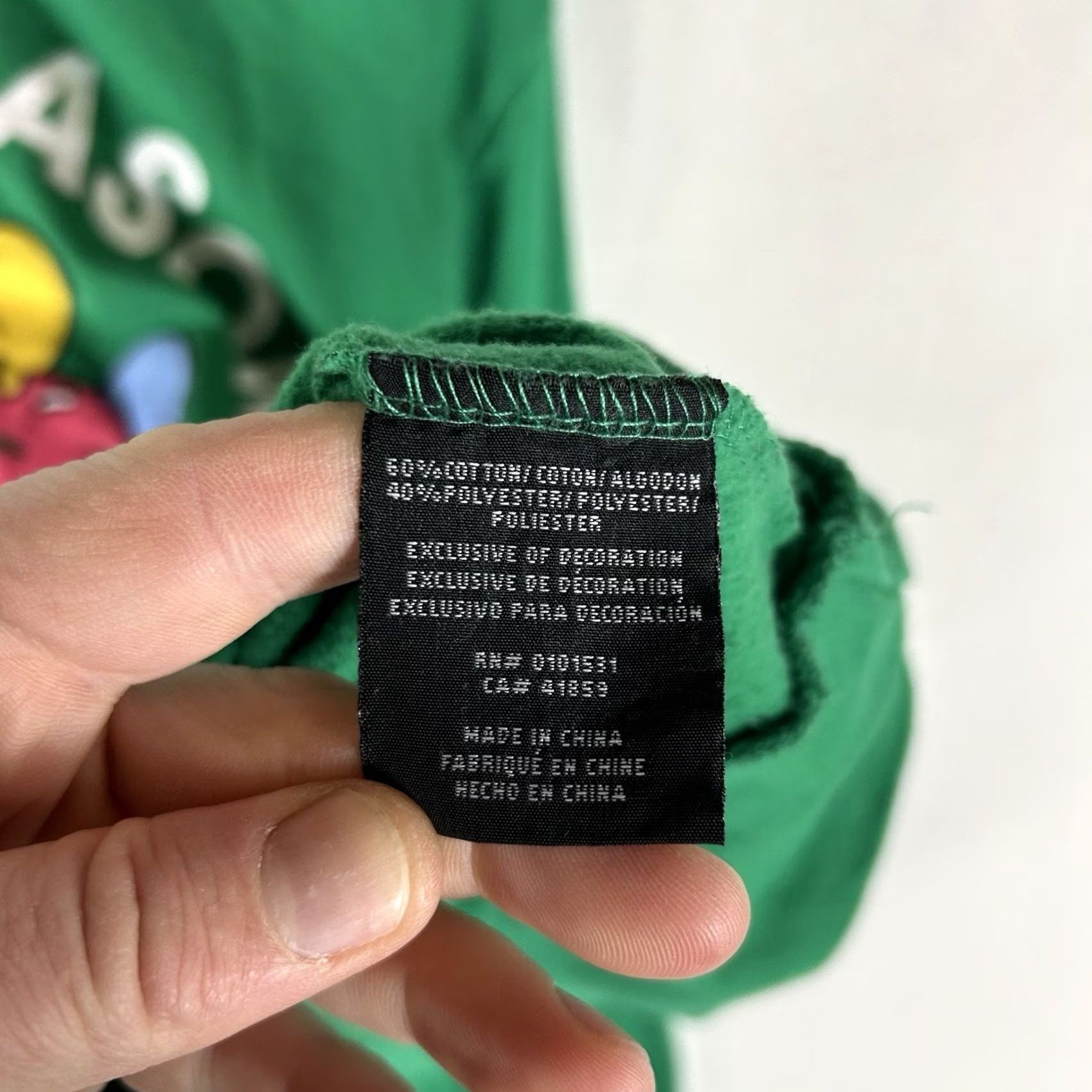 Vintage The Simpsons' Tis the Season to be Jelly Funny Sweatshirt Mens Medium Green Xmas Size US M / EU 48-50 / 2 - 5 Thumbnail