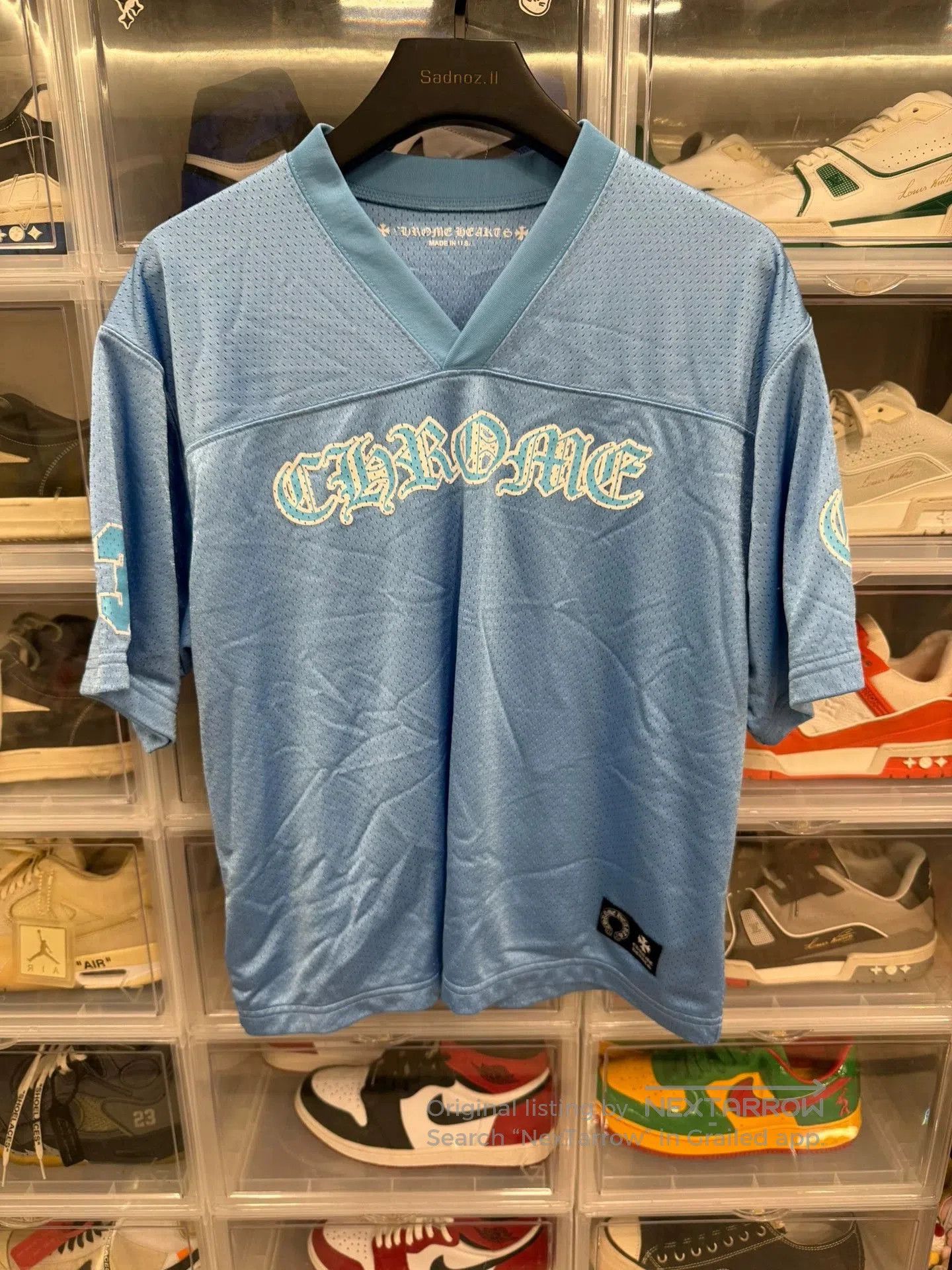 Chrome Hearts Chrome Hearts Blue Short Sleeve Hockey Jersey. Size US M / EU 48-50 / 2 - 1 Thumbnail