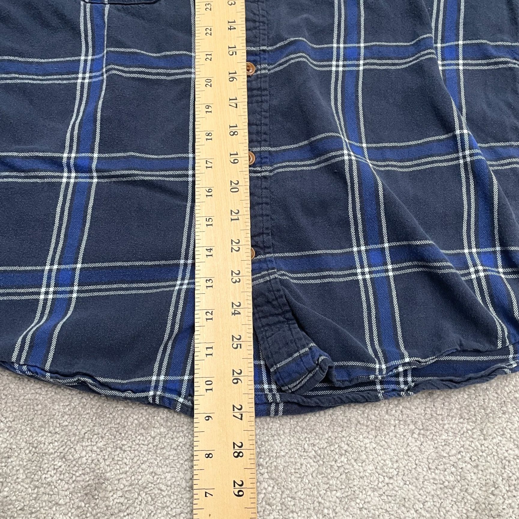 Old Navy VINTAGE Old Navy 90s Grunge Flannel Shirt Men’s Medium Blue Plaid Cotton Casual Size US M / EU 48-50 / 2 - 6 Thumbnail