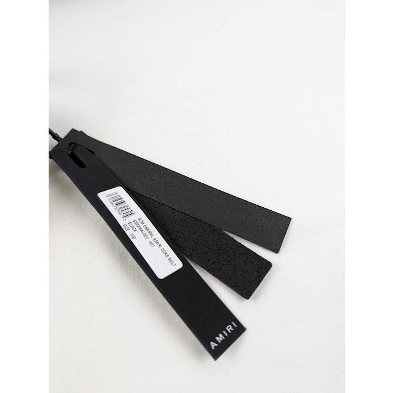 Amiri o1rshd1 Size: 100 /4CM Enamel Amiri Core Belt in Black Size 40 - 7 Thumbnail