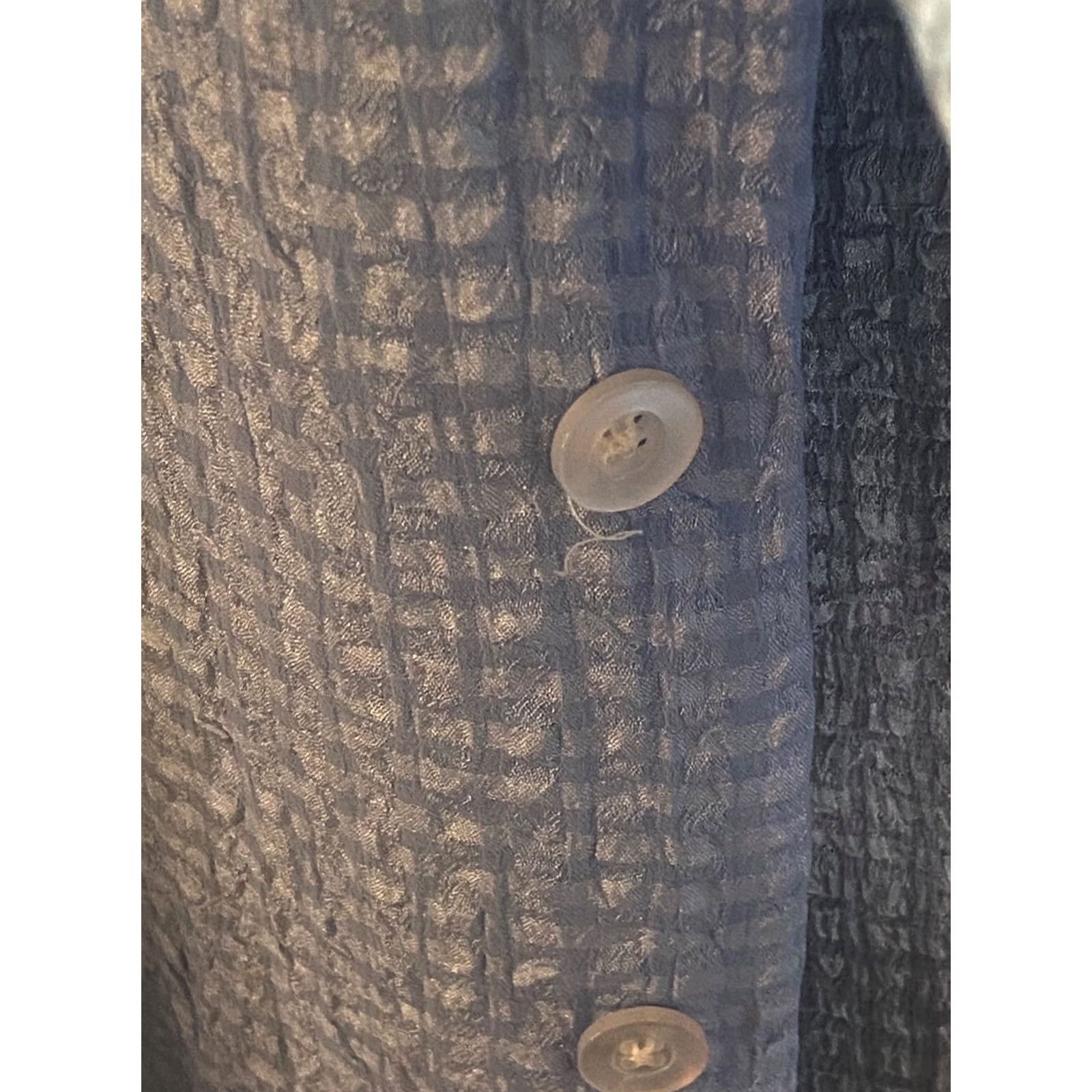 Vintage Kennington California Sky Blue Poly Textured Short Sleeve Button Shirt XL Mens Shirt Size US XL / EU 56 / 4 - 5 Thumbnail