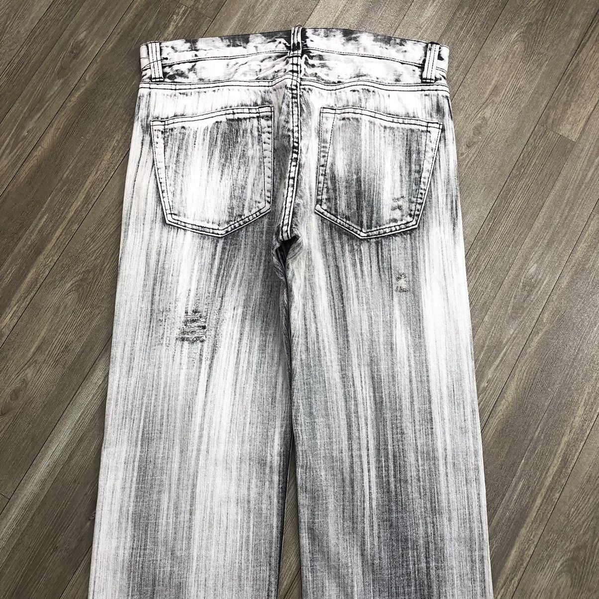Tornado Mart 2000s Tornado Mart Style Bleached Punk Distressed Jeans Size US 34 / EU 50 - 13 Thumbnail