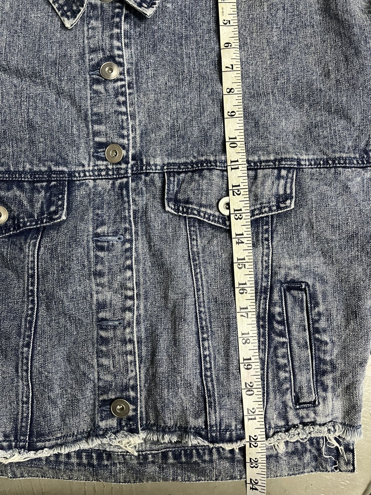 If Six Was Nine Vintage 2000's EGOIST Denim Punk Gothic Jacket Distressed Size US M / EU 48-50 / 2 - 6 Thumbnail