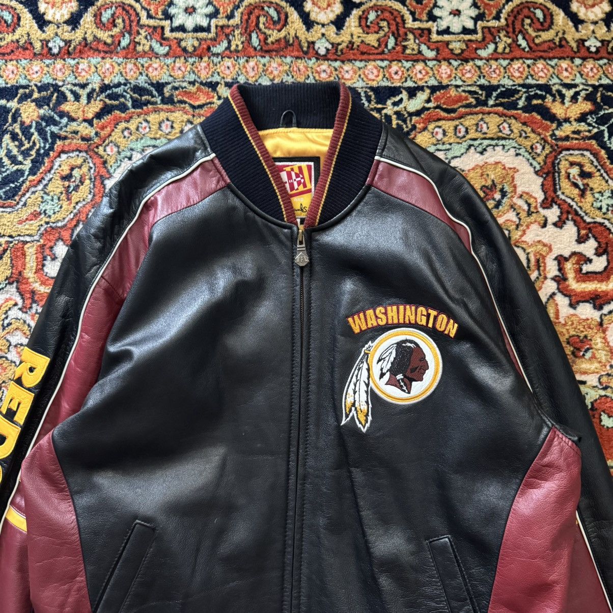 NFL Vintage Washington Redskins leather jacket Size US L / EU 52-54 / 3 - 2 Thumbnail