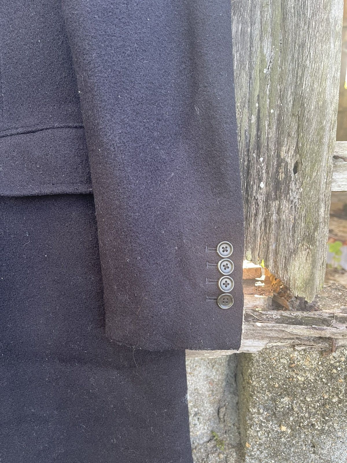 Designer Ines de la Fressange x Uniqlo Wool Coat Parisian Minimalist Size US L / EU 52-54 / 3 - 6 Thumbnail