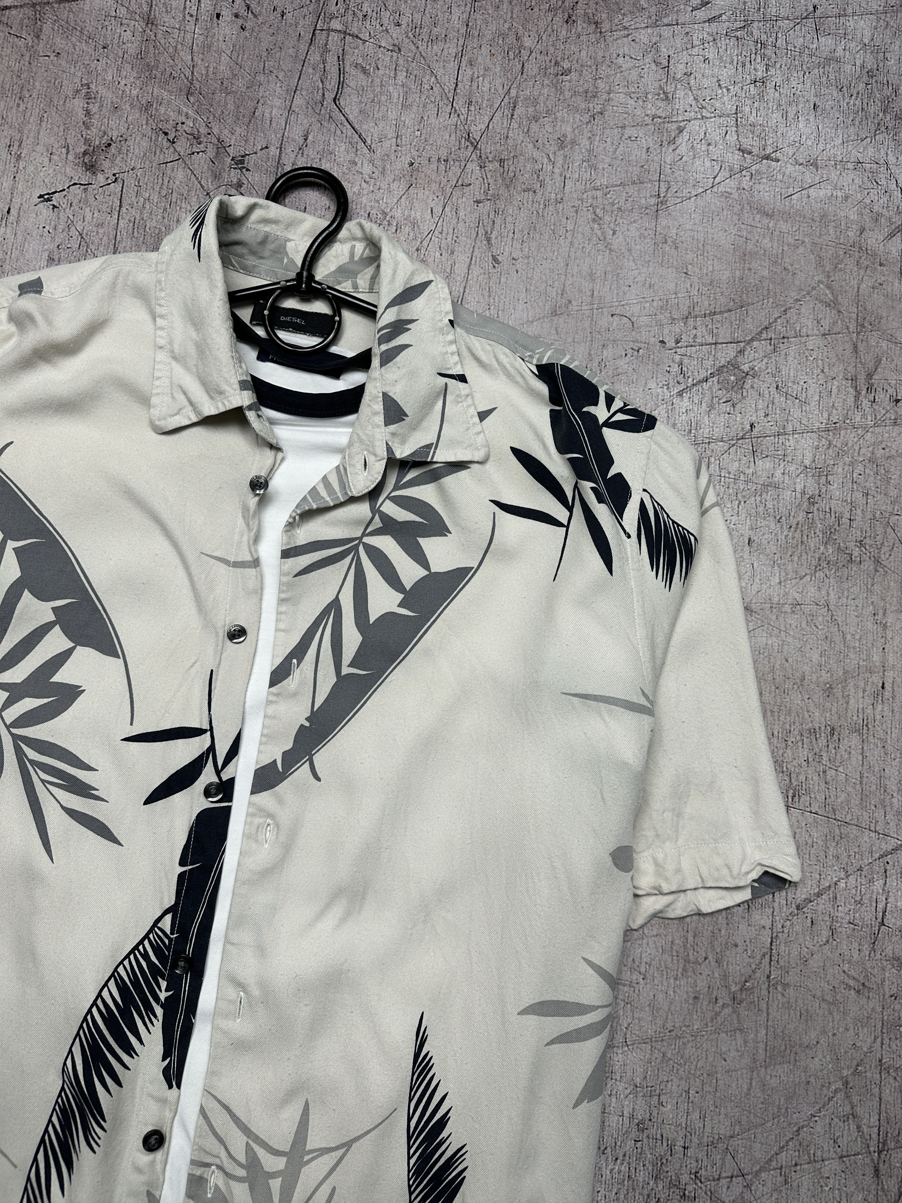 Diesel Diesel Mens Hawaiian Shirt Size US XXL / EU 58 / 5 - 2 Thumbnail