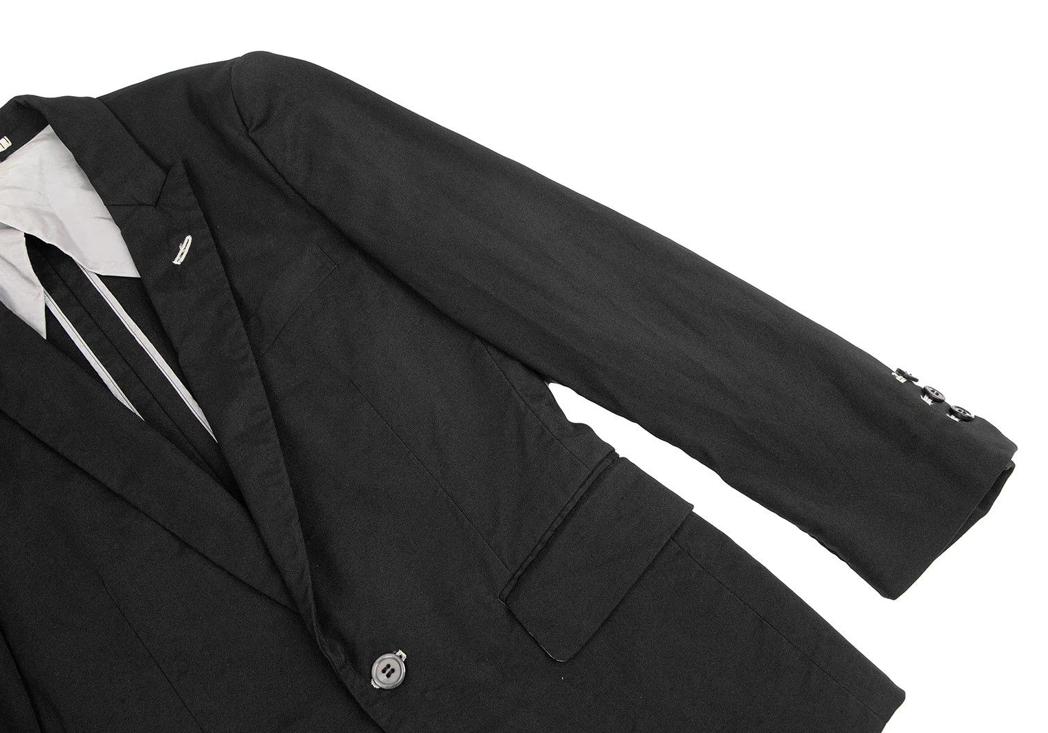 Comme des Garcons Homme Plus Stretch Nylon Jacket in Black, Size S Size US S / EU 44-46 / 1 - 5 Thumbnail