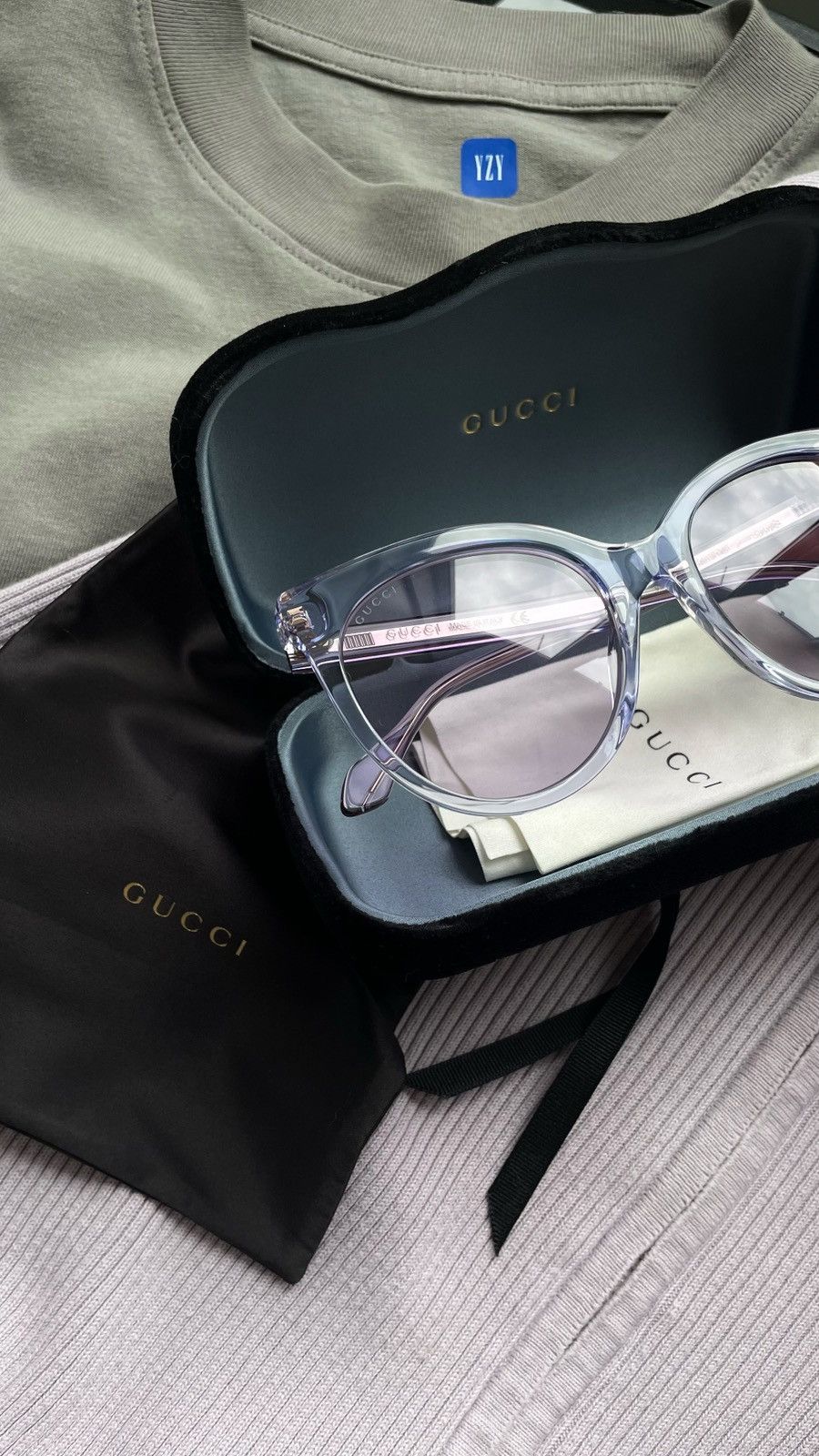 Gucci × Tom Ford glasses Gucci Seasonal Icon GG0565S-005 Size ONE SIZE - 19 Thumbnail