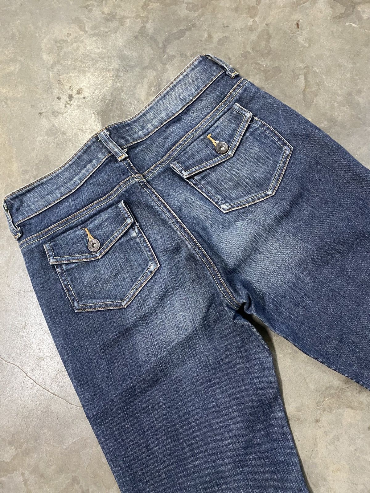 Hysteric Glamour × Japanese Brand × Tornado Mart Flare Jeans Japanese Camel Road Flared @214 Size US 28 / EU 44 - 2 Thumbnail