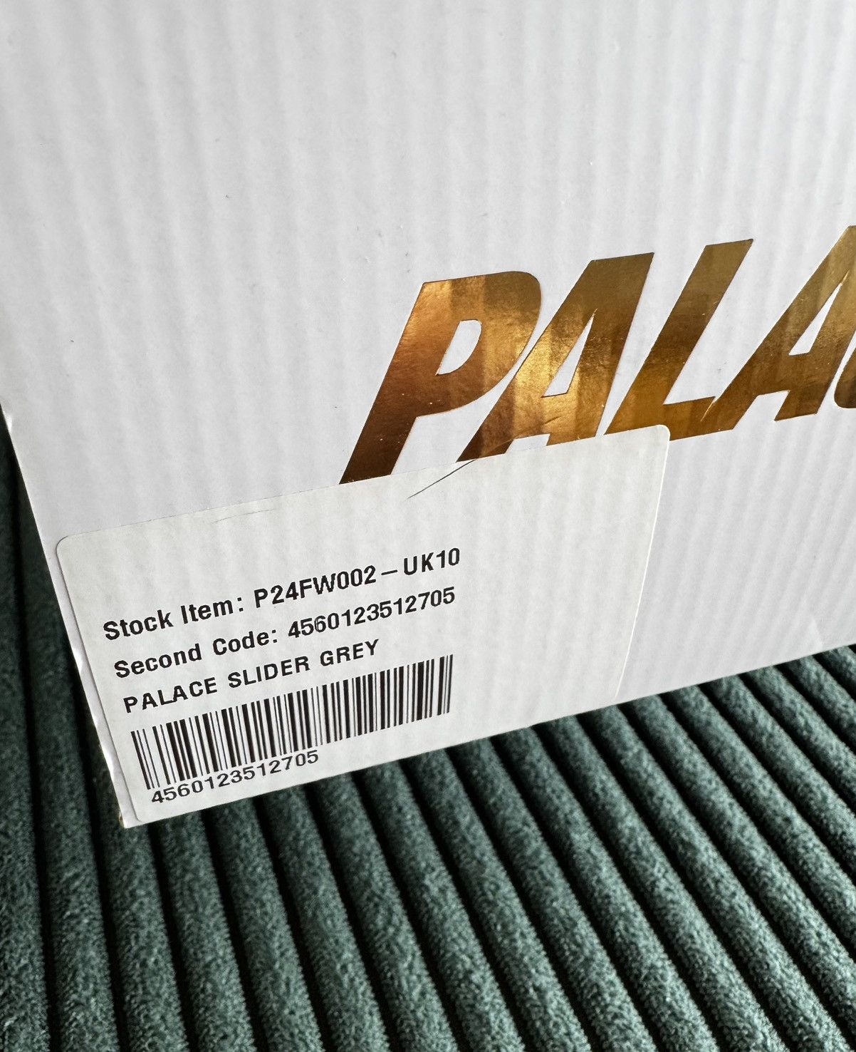 Palace Palace Slider Grey Size US 11 / EU 44 - 4 Thumbnail