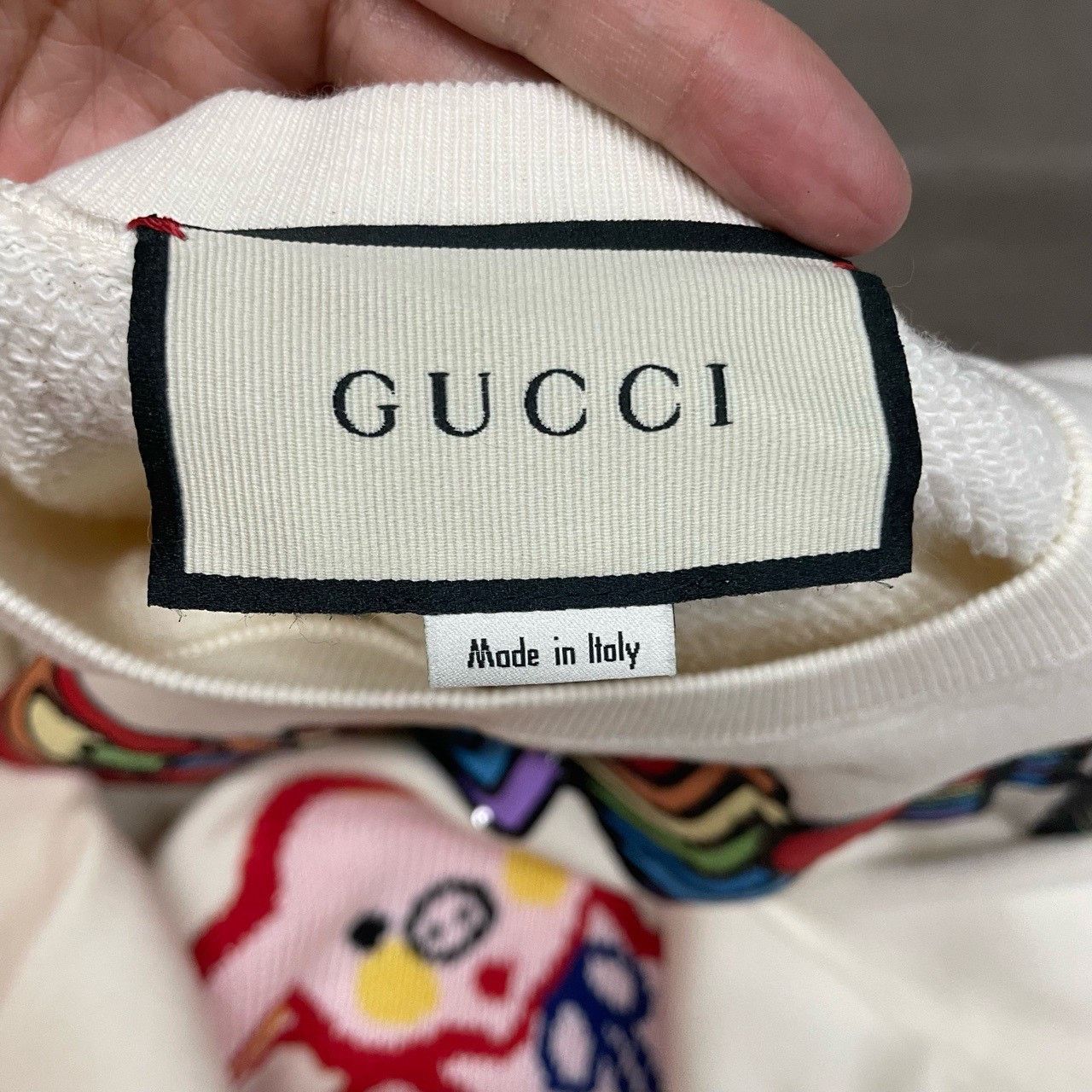 Gucci Gucci White scaly pig sweatshirt 2501-Nextarrow Size US M / EU 48-50 / 2 - 6 Thumbnail