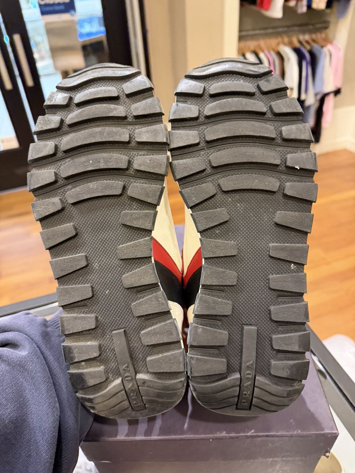 Prada Prada Leather Trainer Sneakers Size US 8.5 / EU 41-42 - 5 Thumbnail