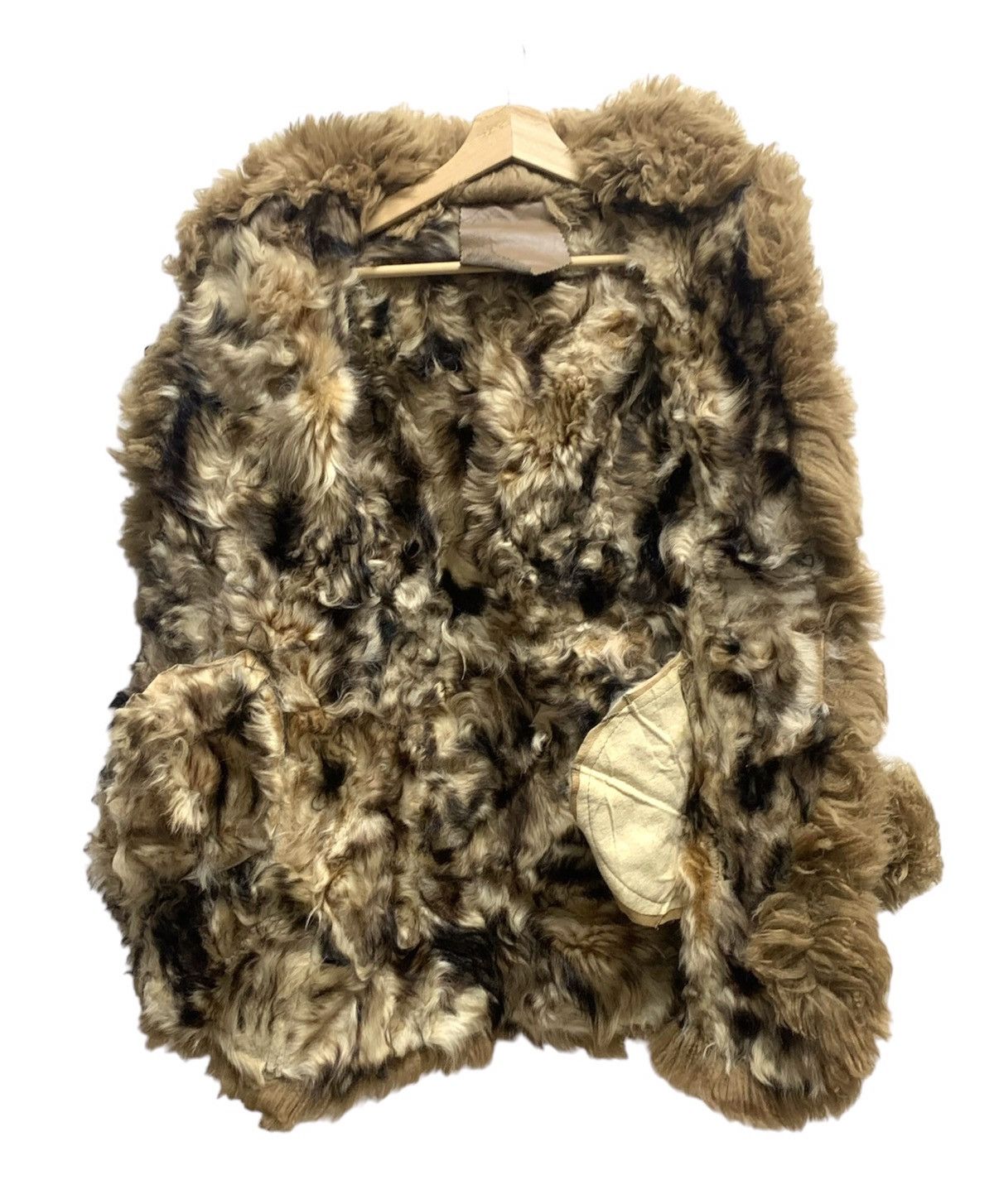 If Six Was Nine Vintage Patchwork Shearling Sheepskin Coat Size M / US 6-8 / IT 42-44 - 12 Thumbnail