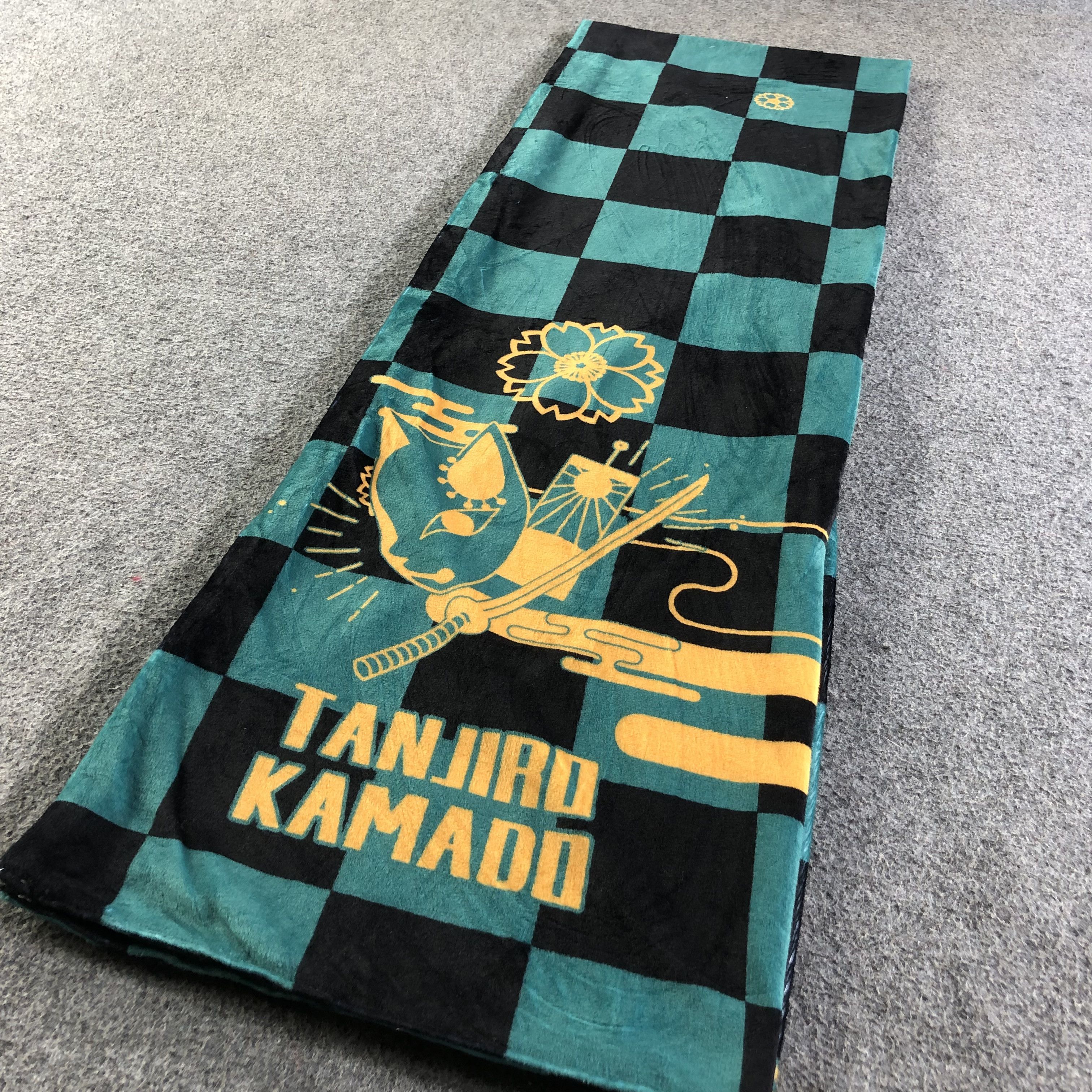 Anime Tanjiro Demon Slayer Scarf Muffler V1867 Size ONE SIZE - 3 Thumbnail