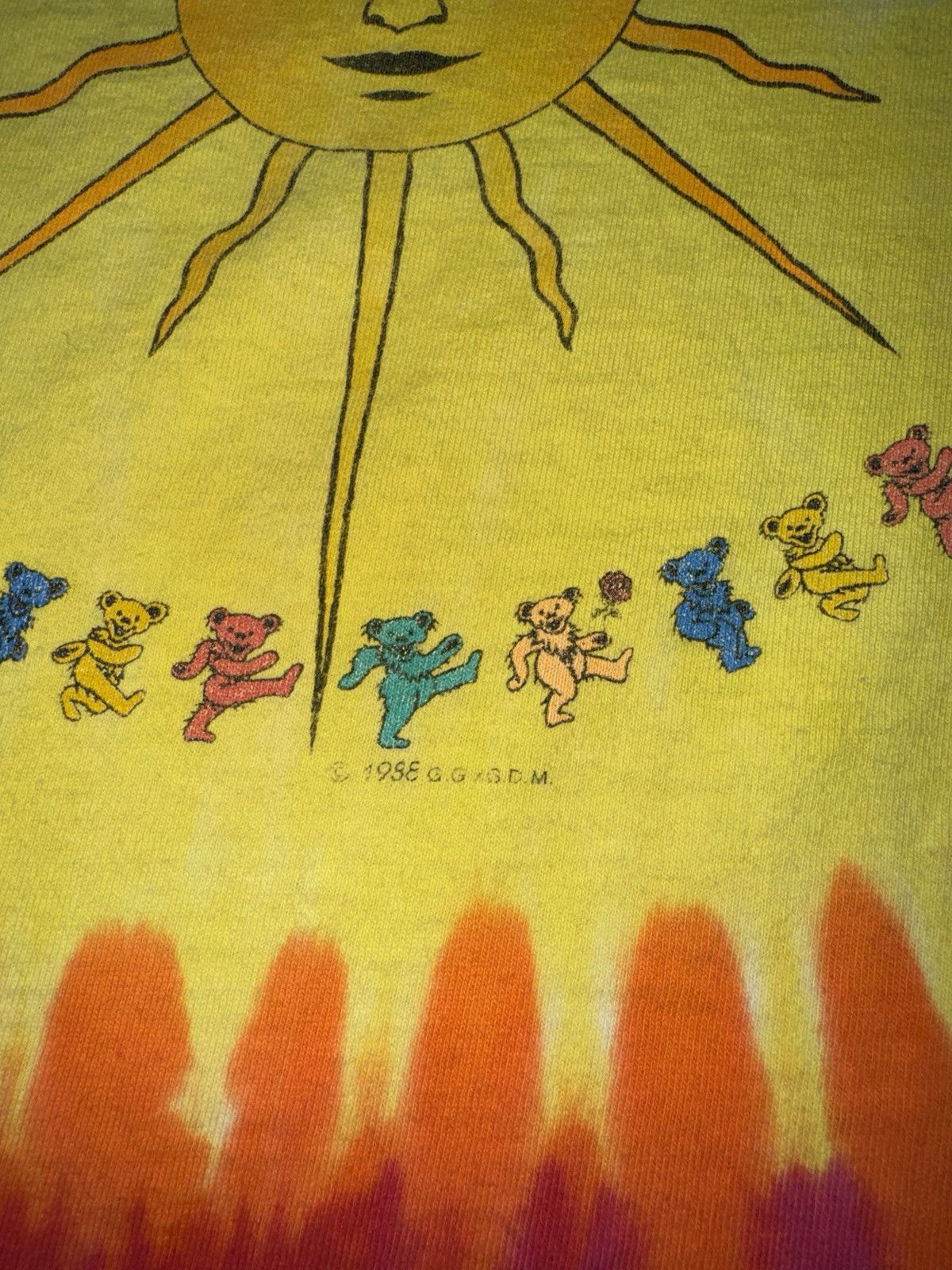 Band Tees × Vintage Grateful Dead Everybody’s Dancin’ Bears Tie Dye T Shirt Size US L / EU 52-54 / 3 - 3 Thumbnail