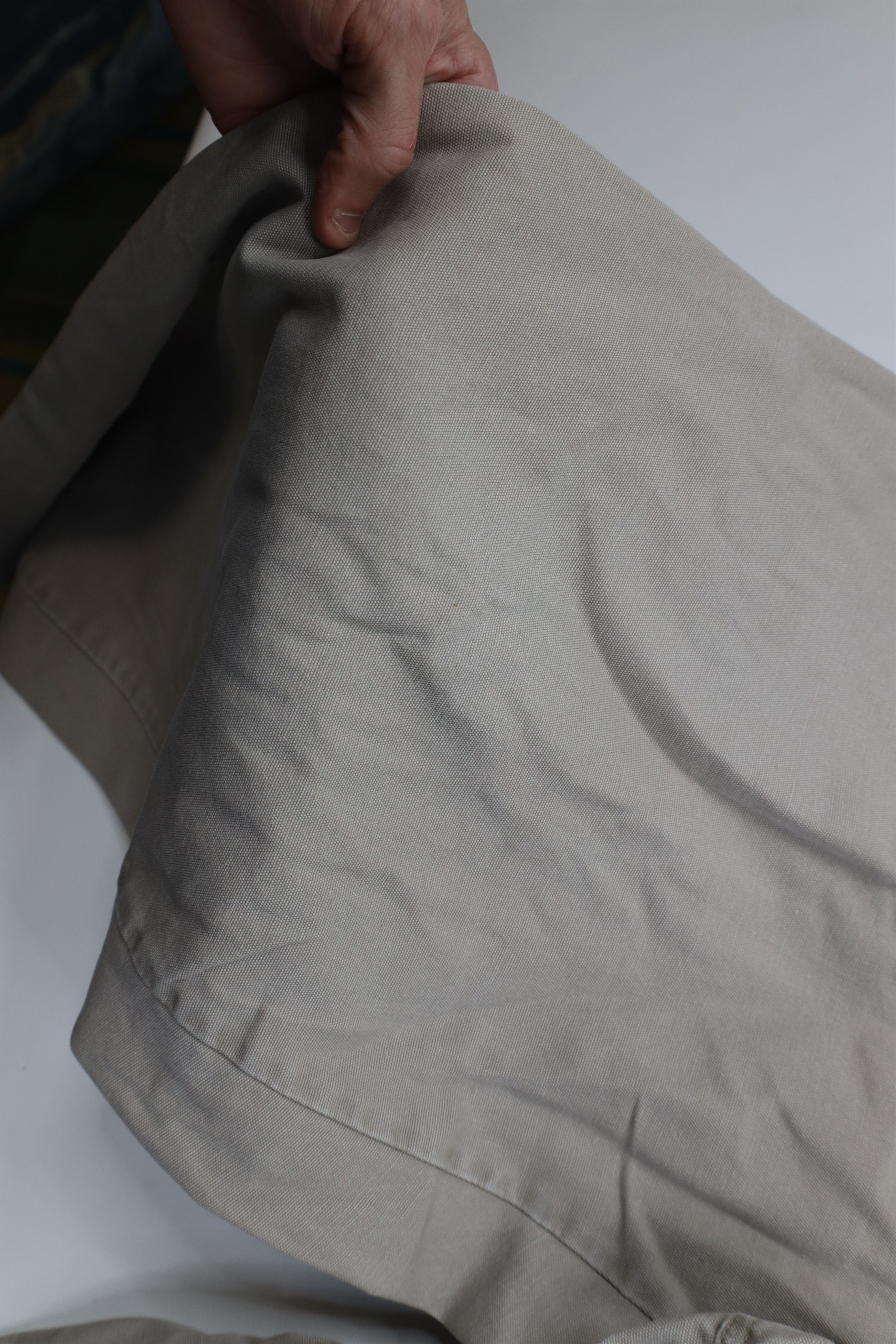 Woolrich Woolen Mills Vintage 90s Woolrich Canvas Wide Leg Pants Beige Cotton Size US 40 / EU 56 - 8 Thumbnail