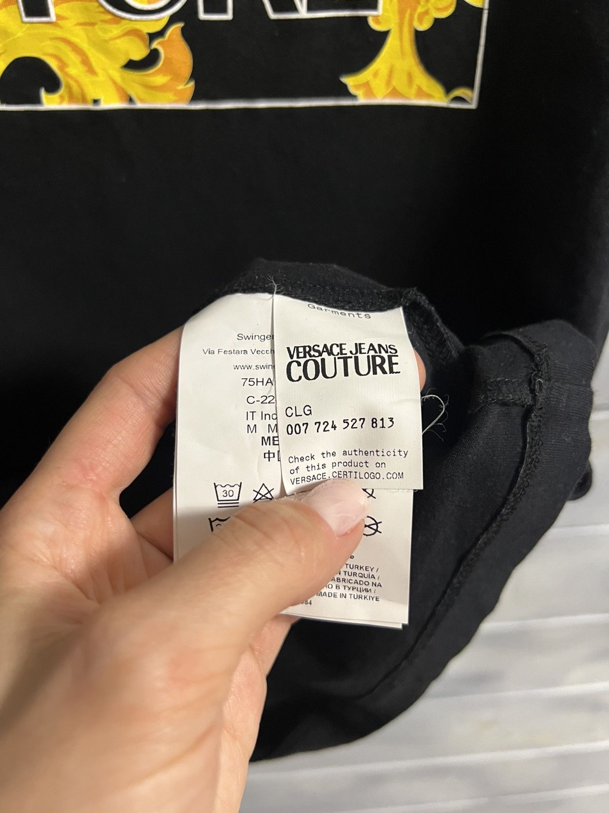Versace Jeans Couture Rare Luxury T-Shirt Versace Jeans Couture Big Logo Size M / US 6-8 / IT 42-44 - 7 Thumbnail
