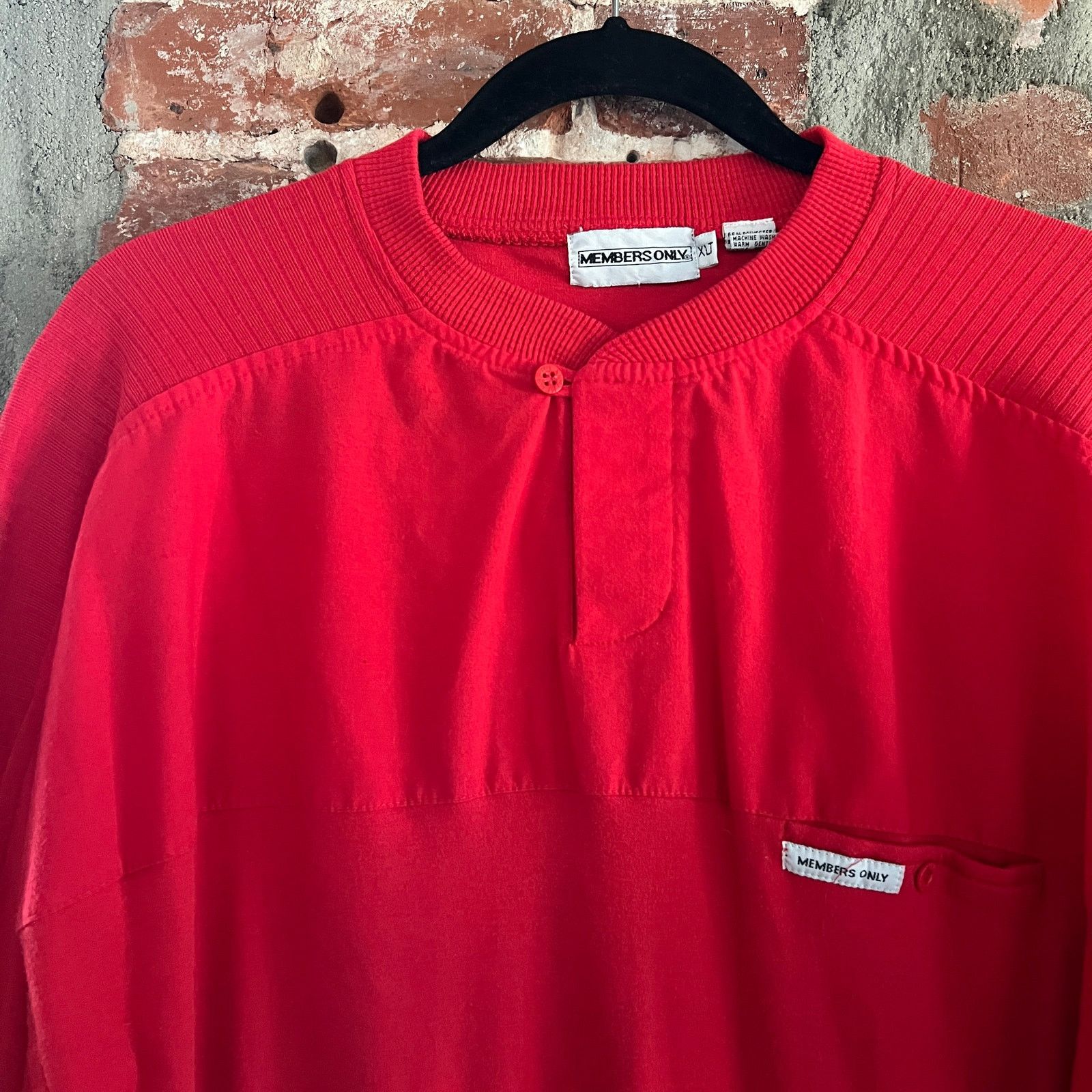 Members Only VTG Member's Only Men's Red Shirt XLT 20x28 Size US XL / EU 56 / 4 - 1 Thumbnail