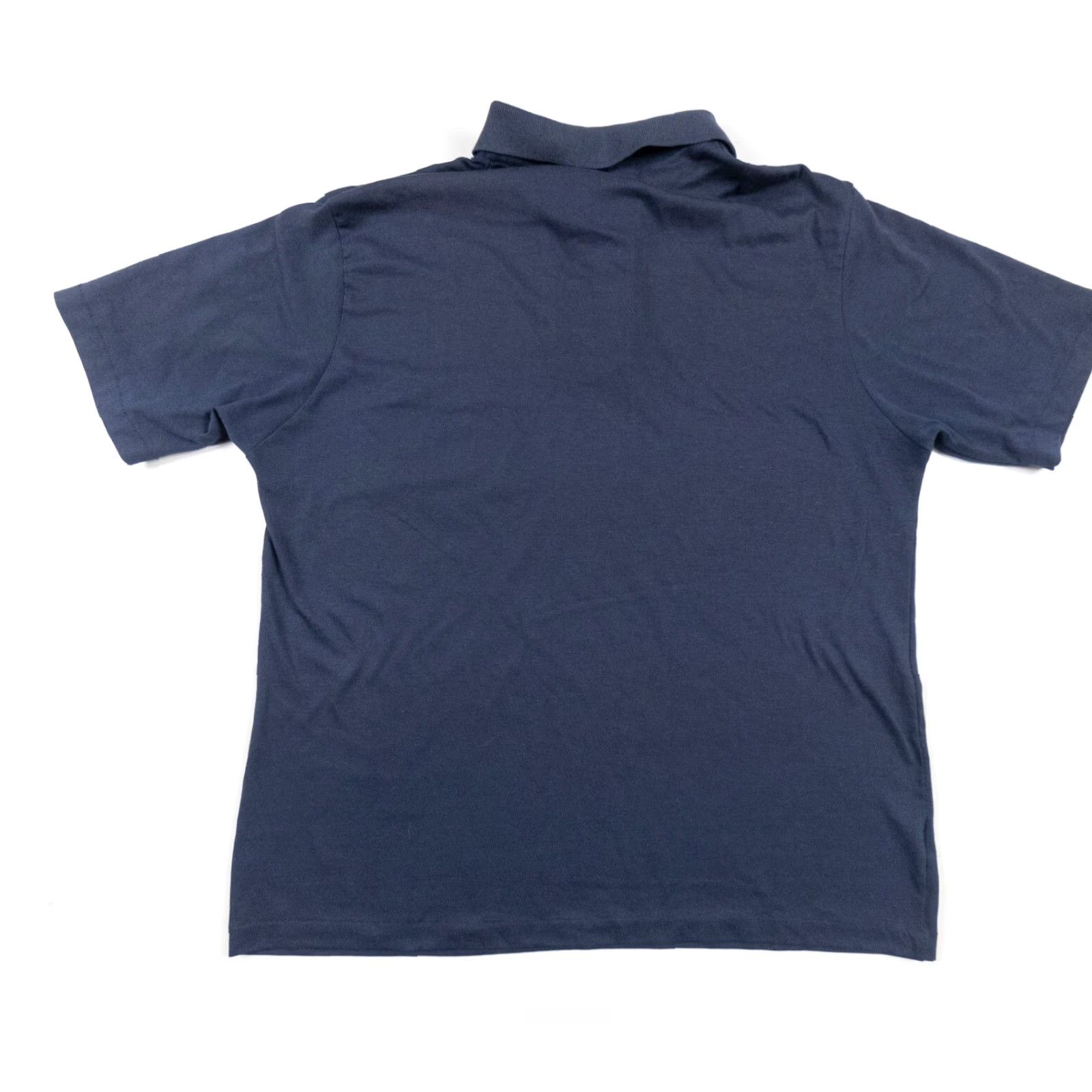 Harley Davidson VINTAGE Harley-Davidson Shirt Men XL Blue 80s Polo Short Sleeve Motorcycle Logo, Collared, Button, Cotton/Poly, Regular Fit, Vintage 1980s Size US XL / EU 56 / 4 - 6 Thumbnail